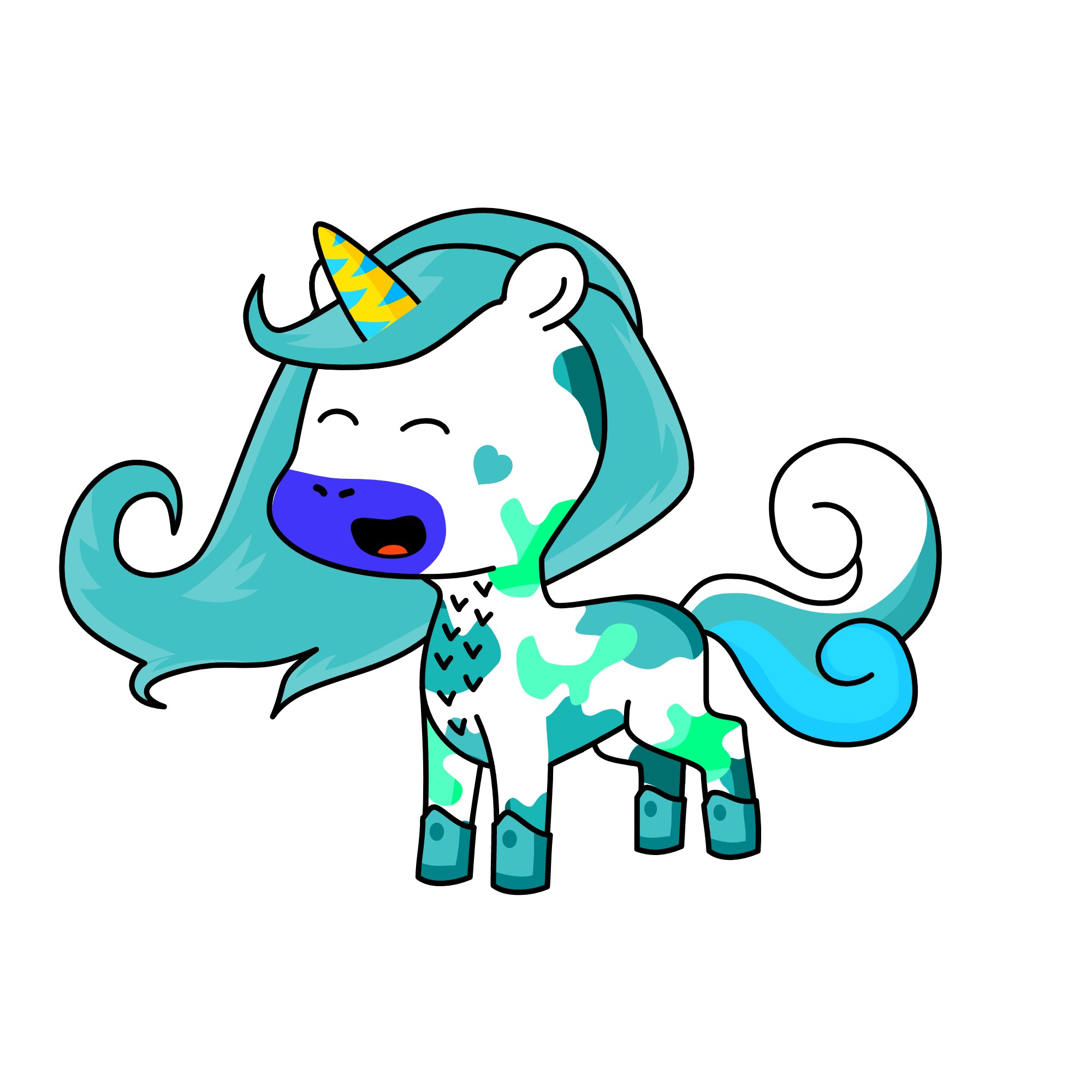 snowie popcorn, the unicorn