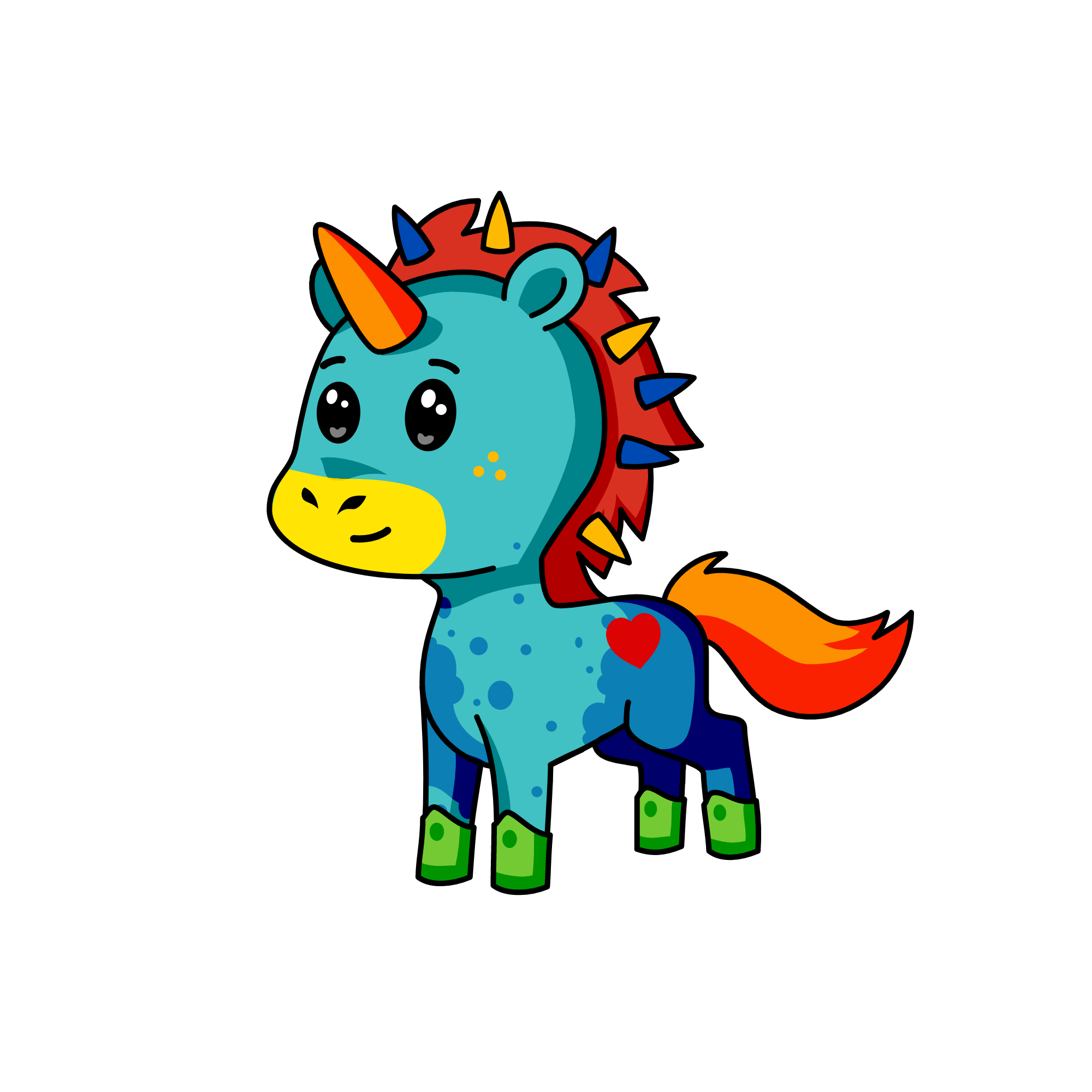 a, the unicorn