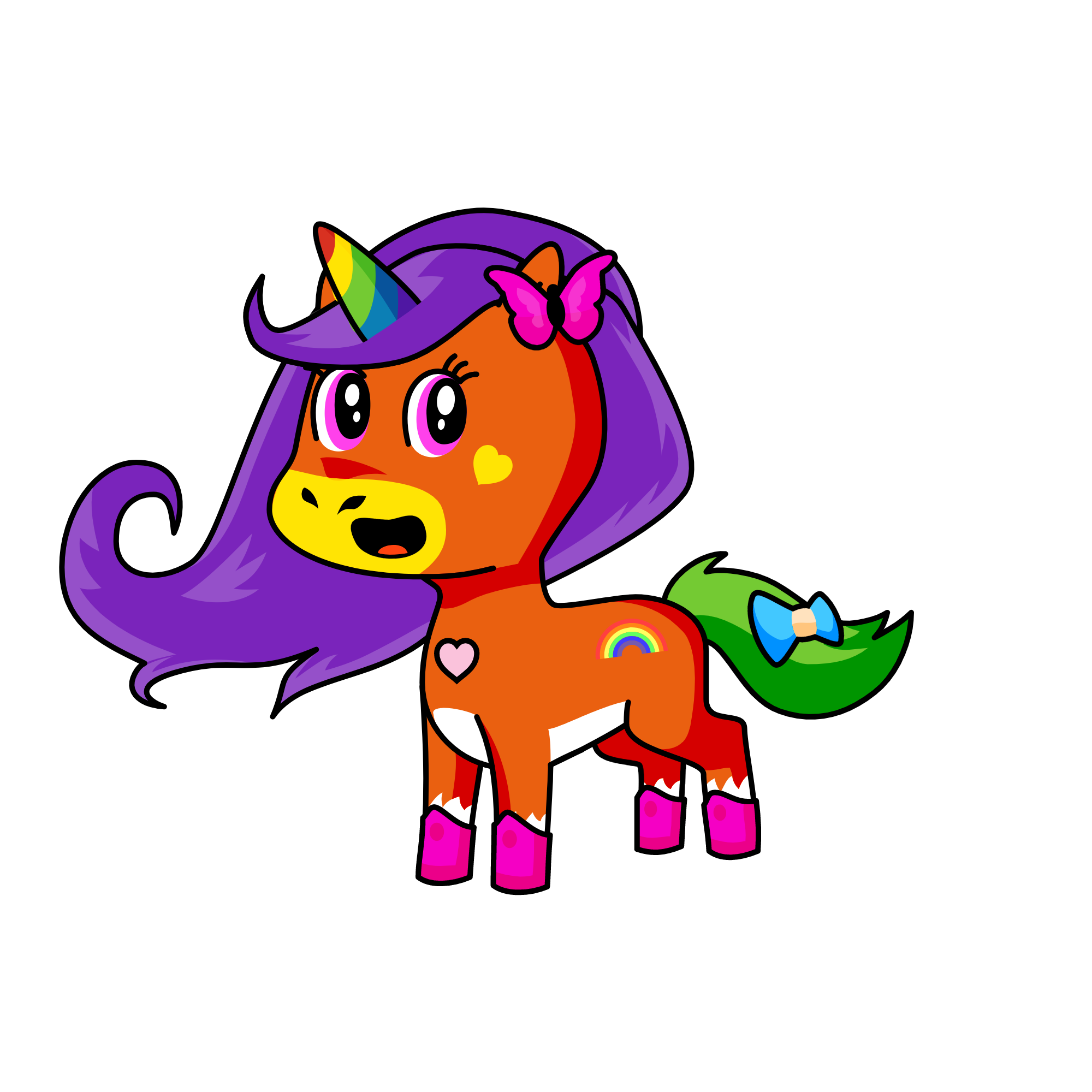 star rainbow, the unicorn