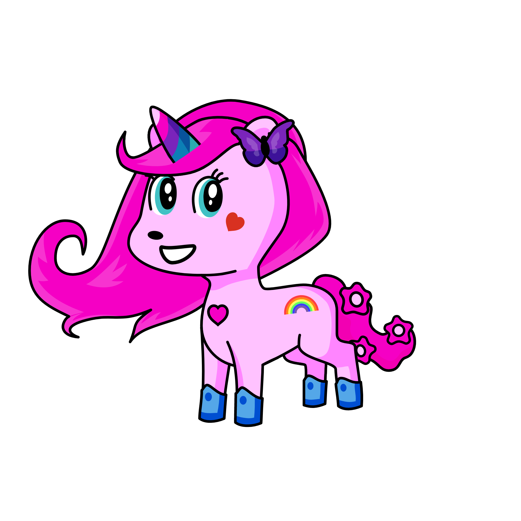 cupcake, the unicorn