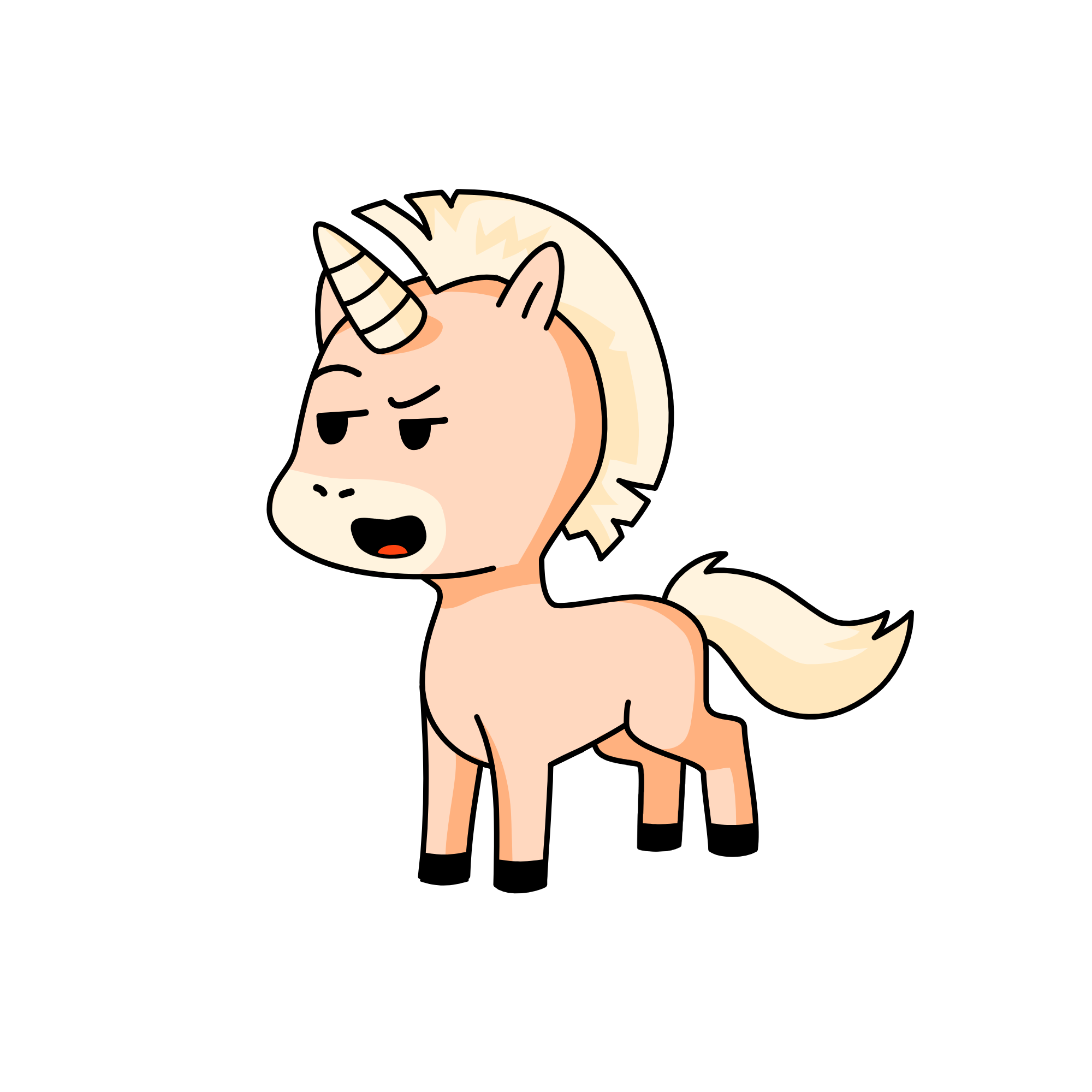 Toey, the unicorn