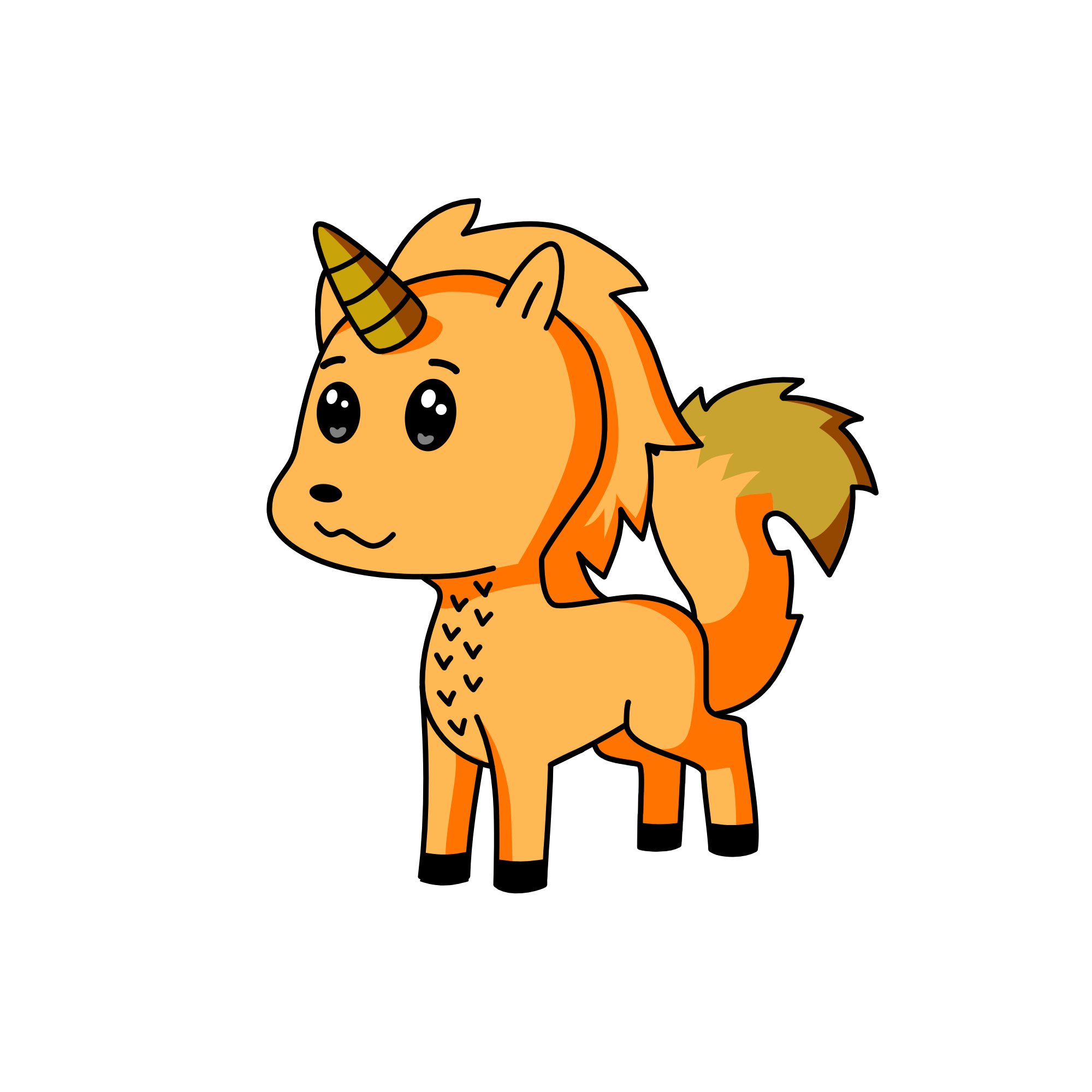 foxacorn, the unicorn
