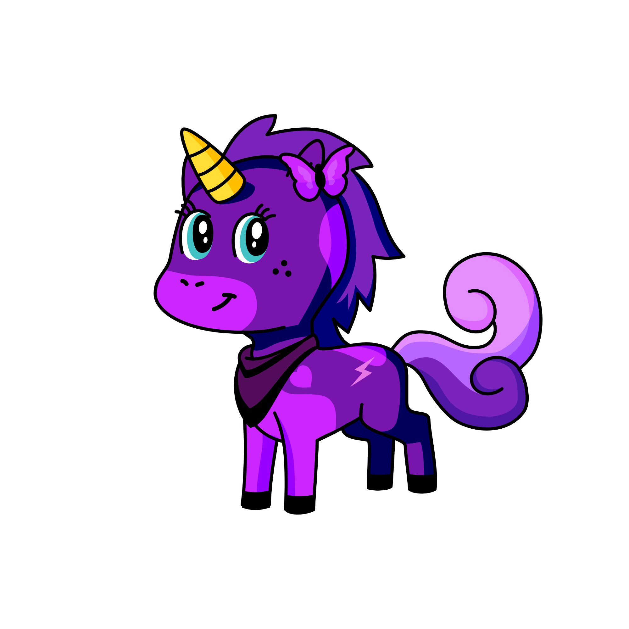 Neva, the unicorn