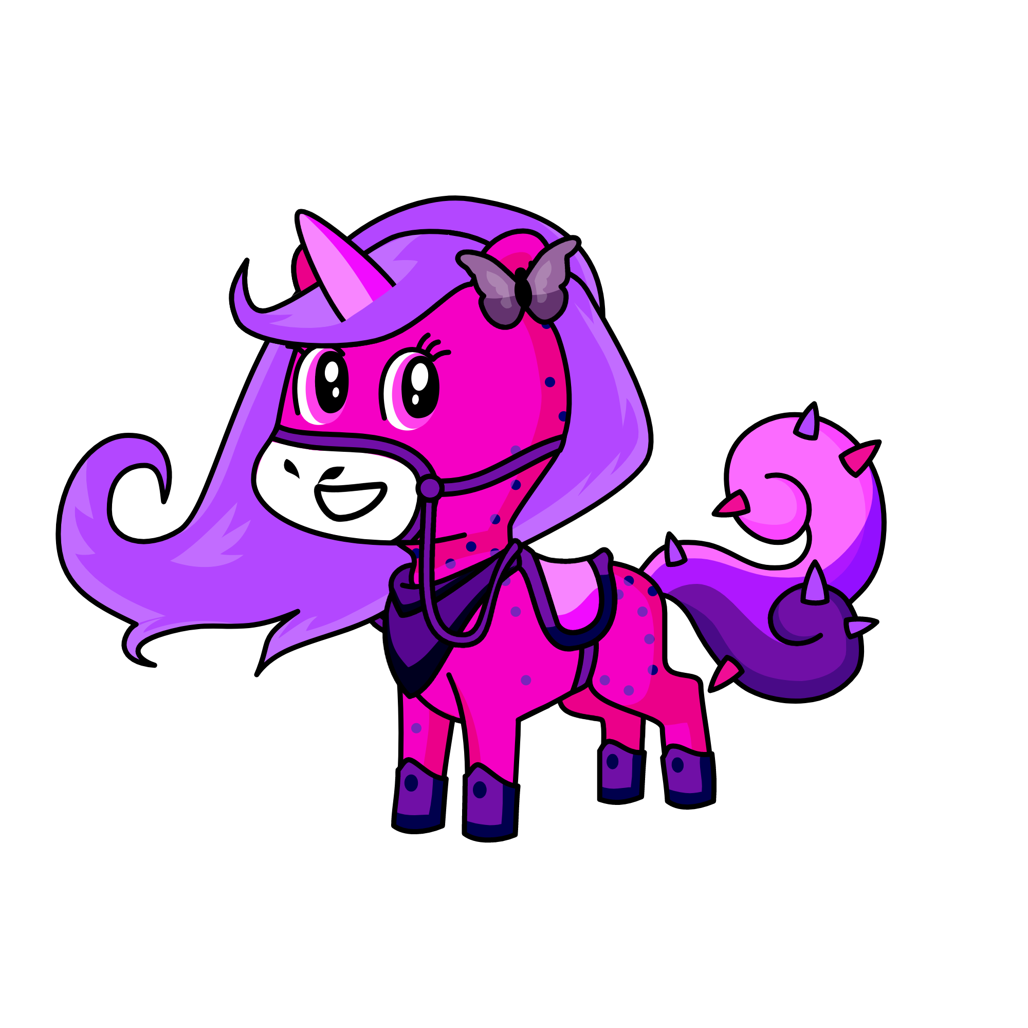 Spotty, the unicorn