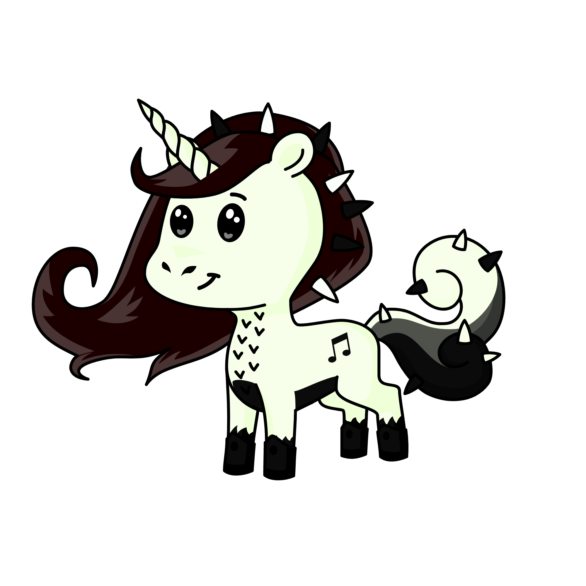 Melody, the unicorn