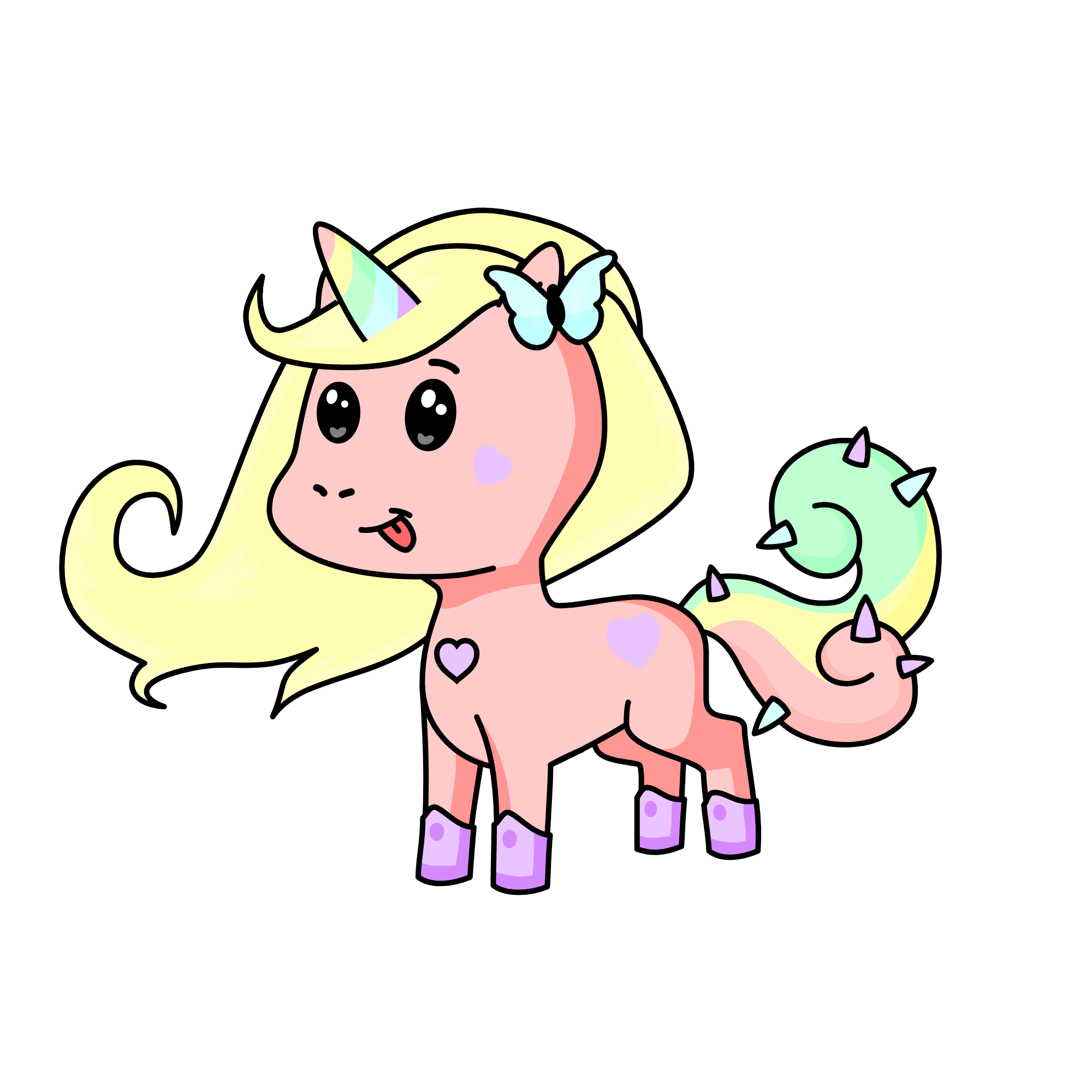 Cutiecorn, the unicorn