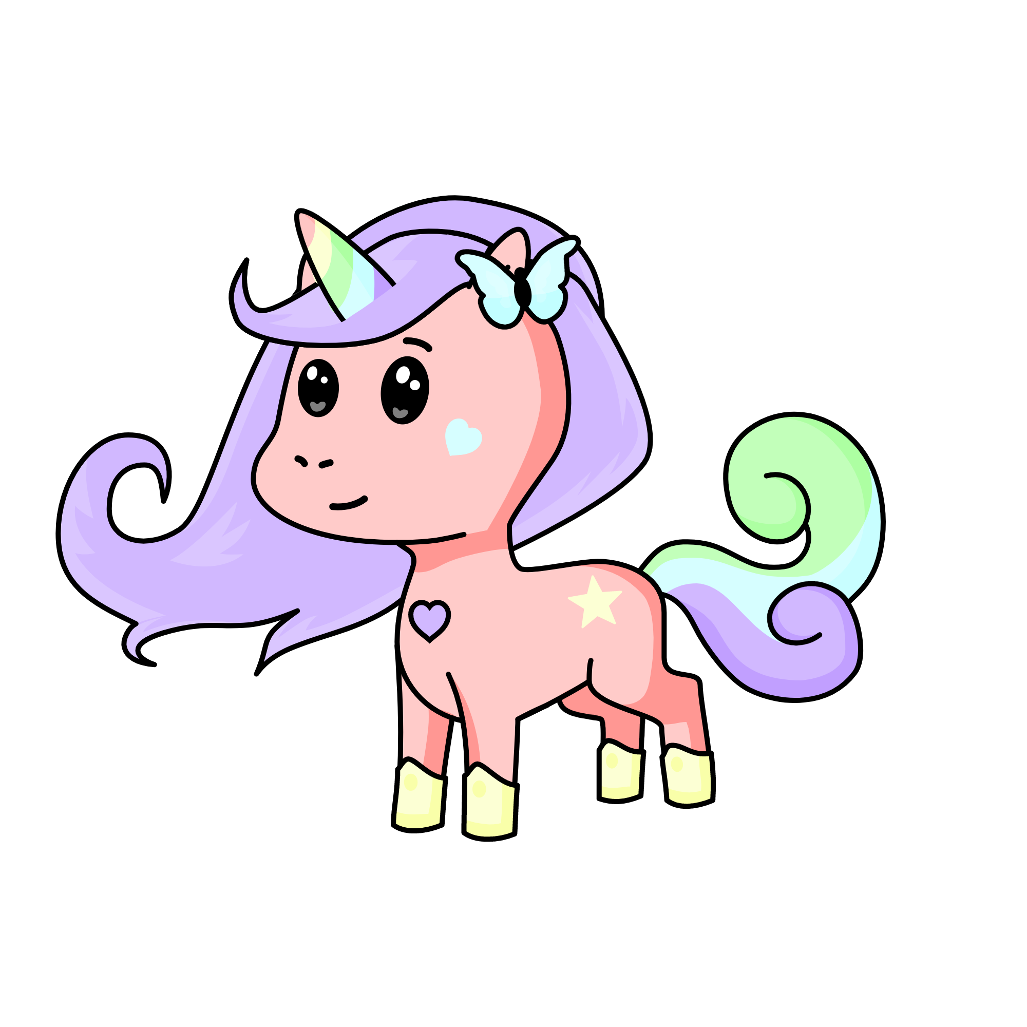Pastel Cutie, the unicorn