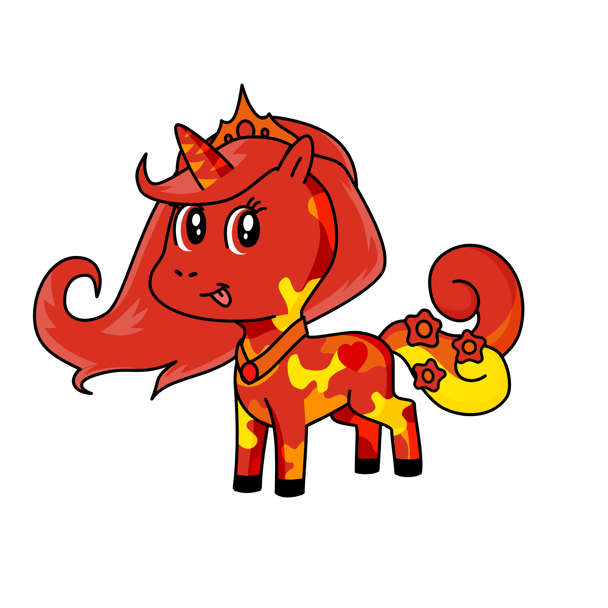 fire, the unicorn