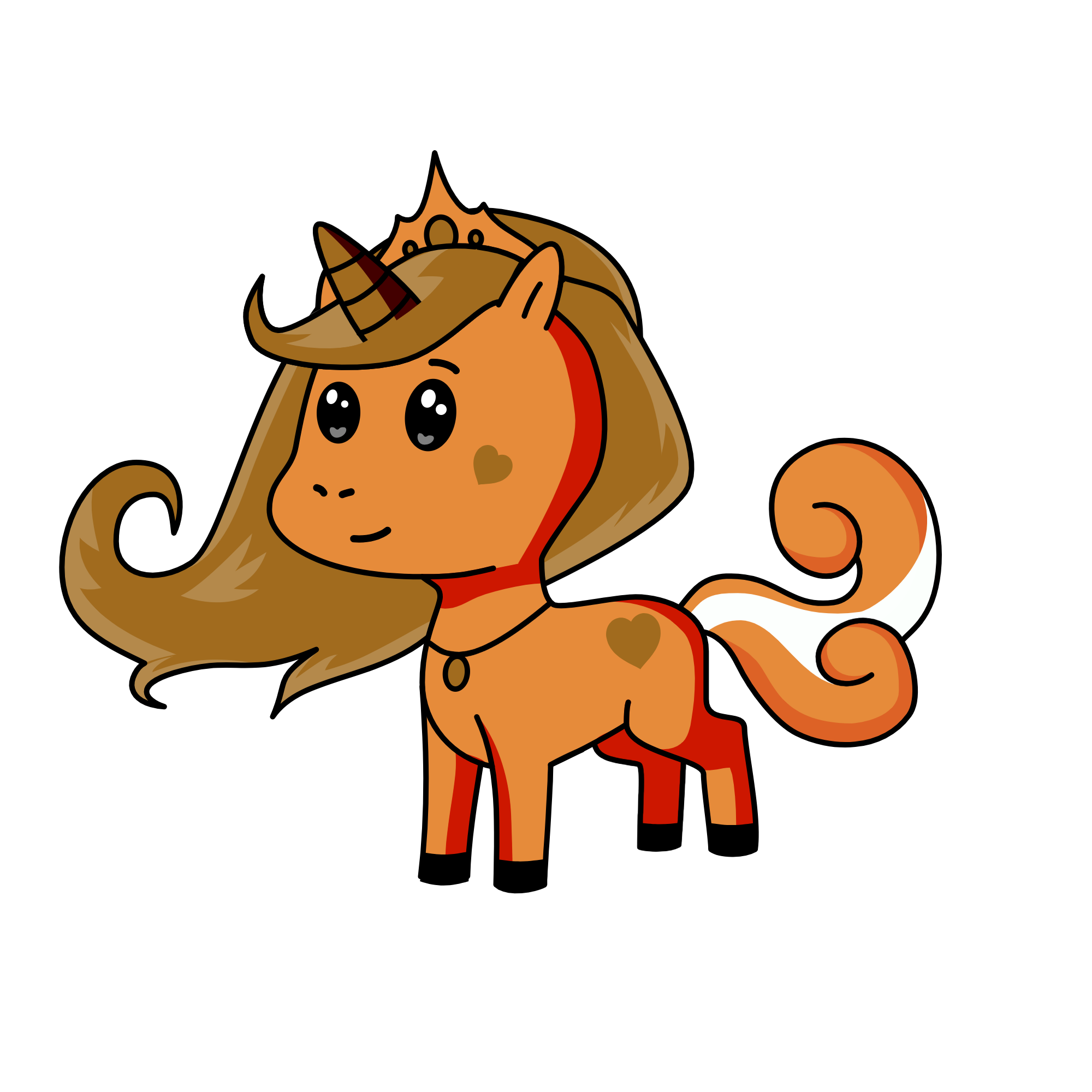 caramel, the unicorn