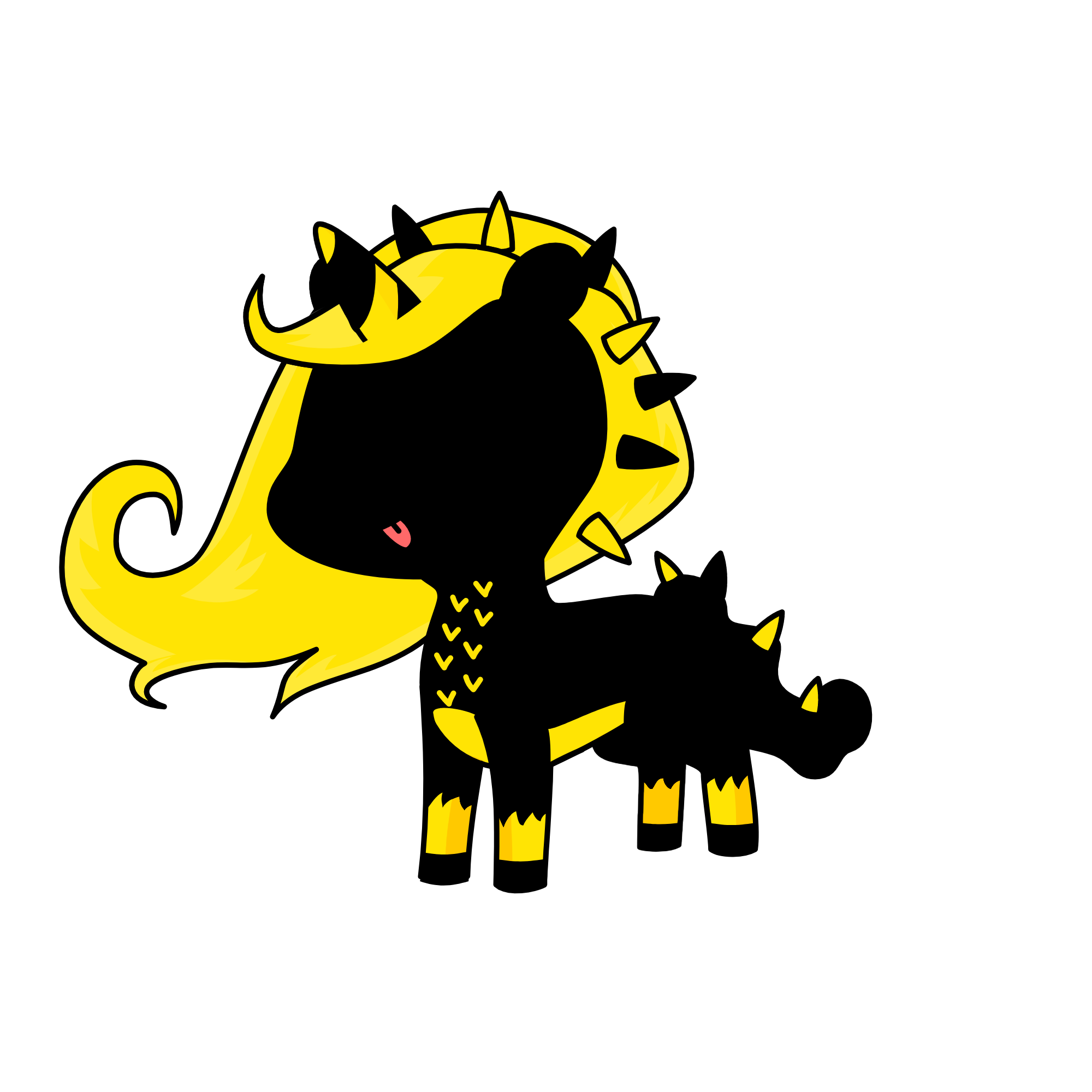 moonlight, the unicorn
