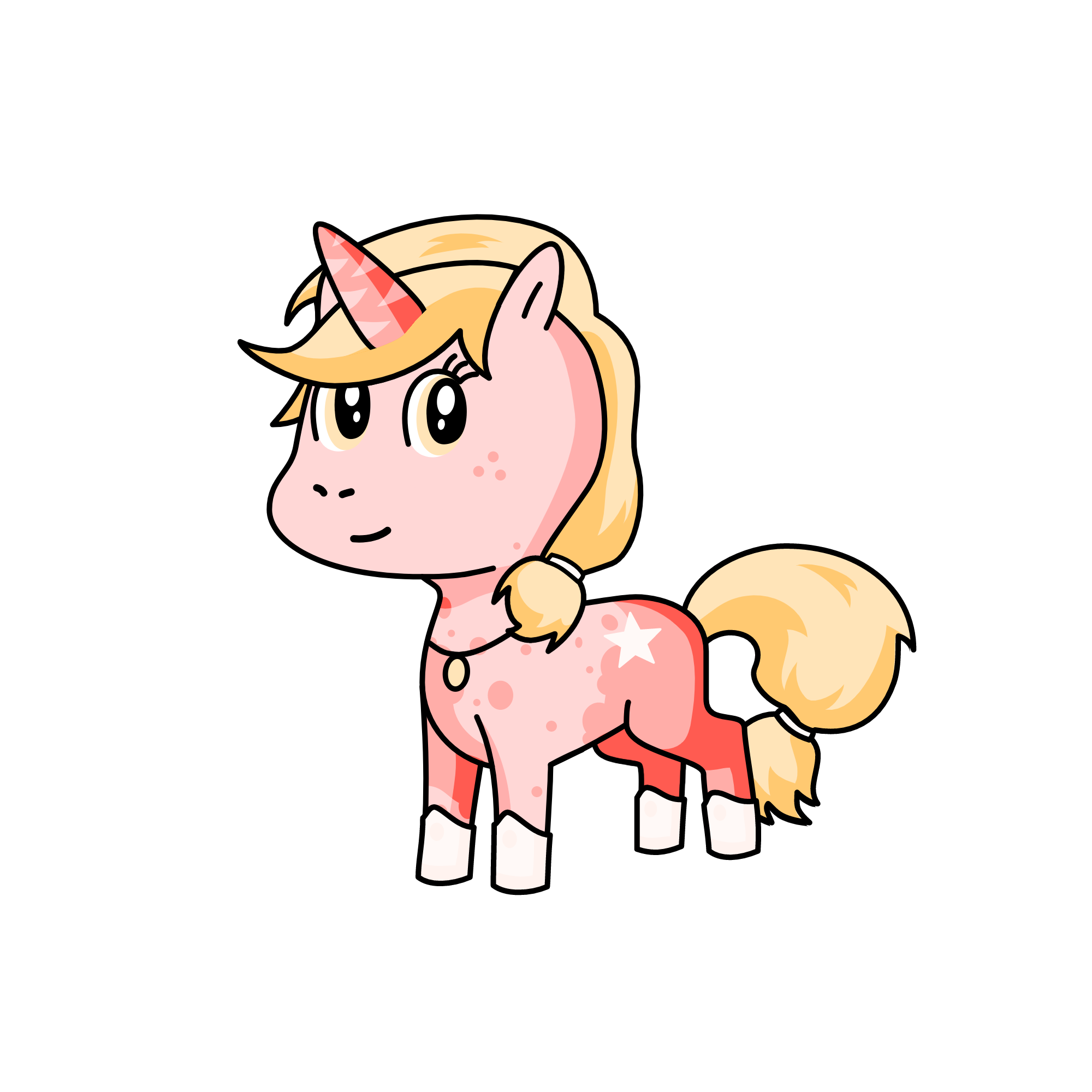 🌸, the unicorn