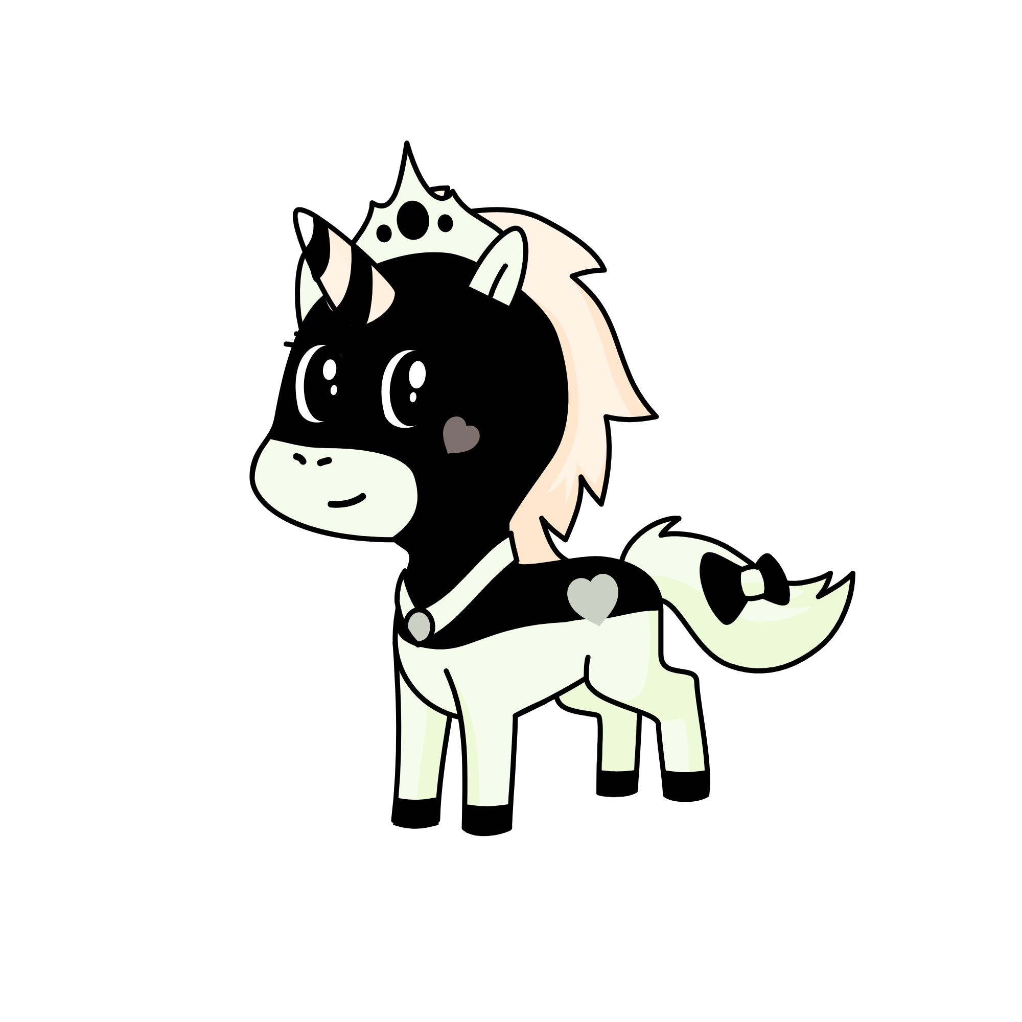 🐼, the unicorn