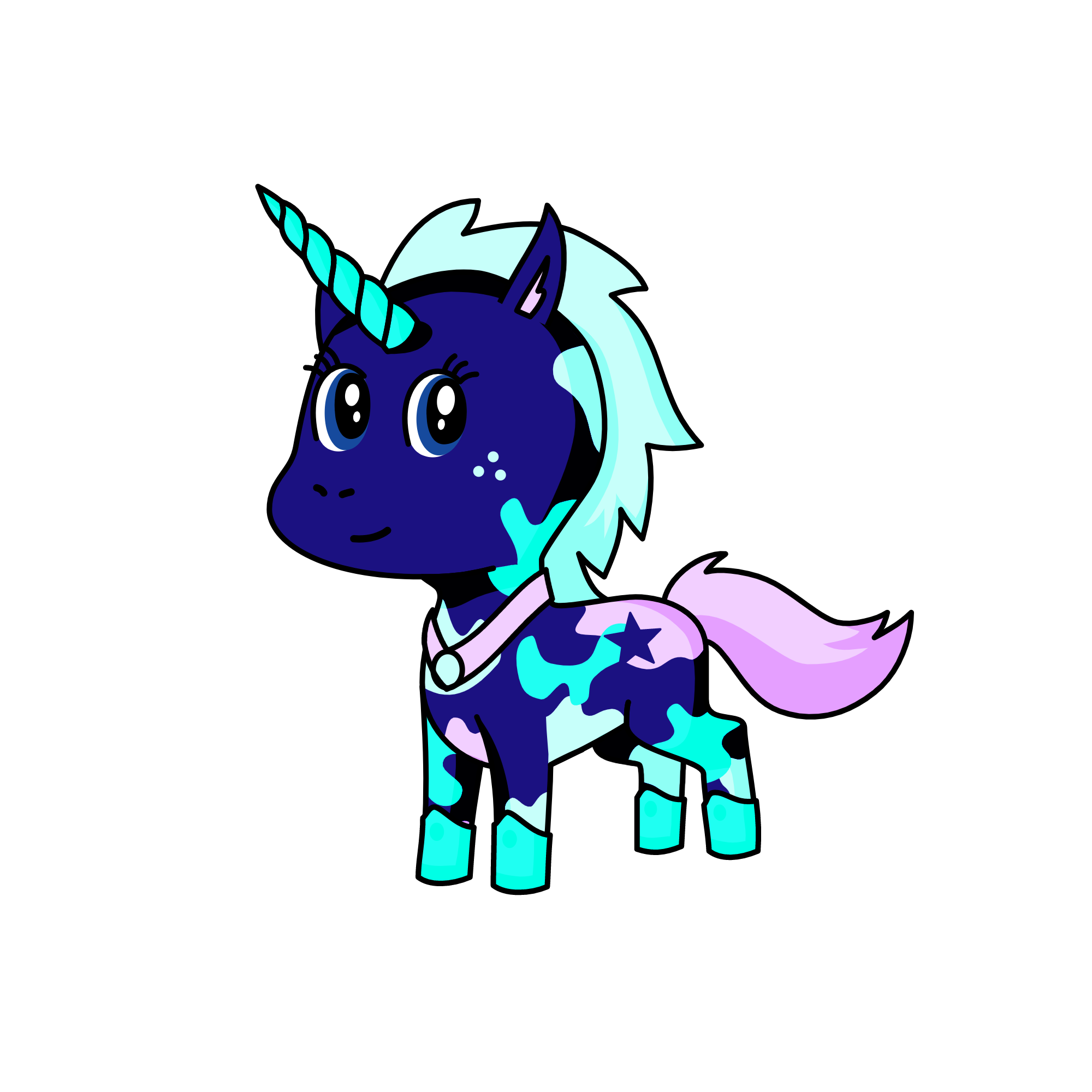 🌌, the unicorn