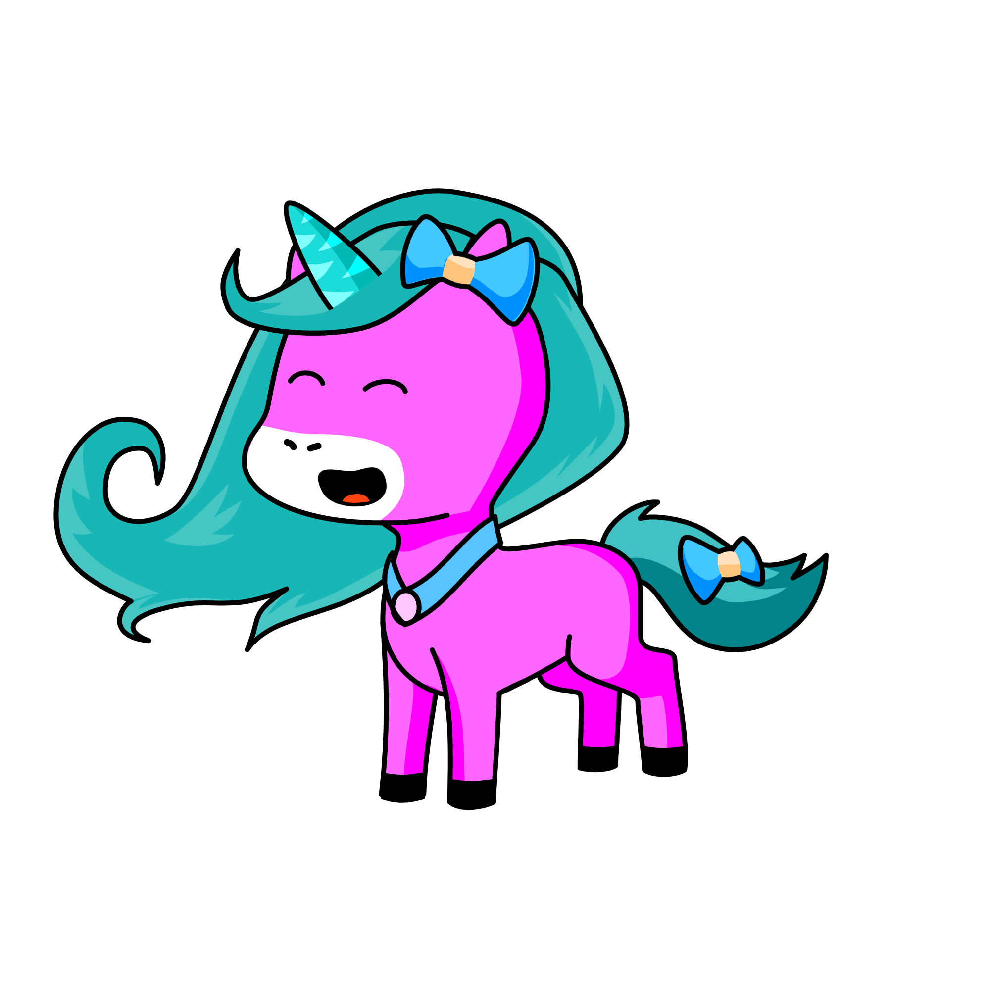 pinky, the unicorn