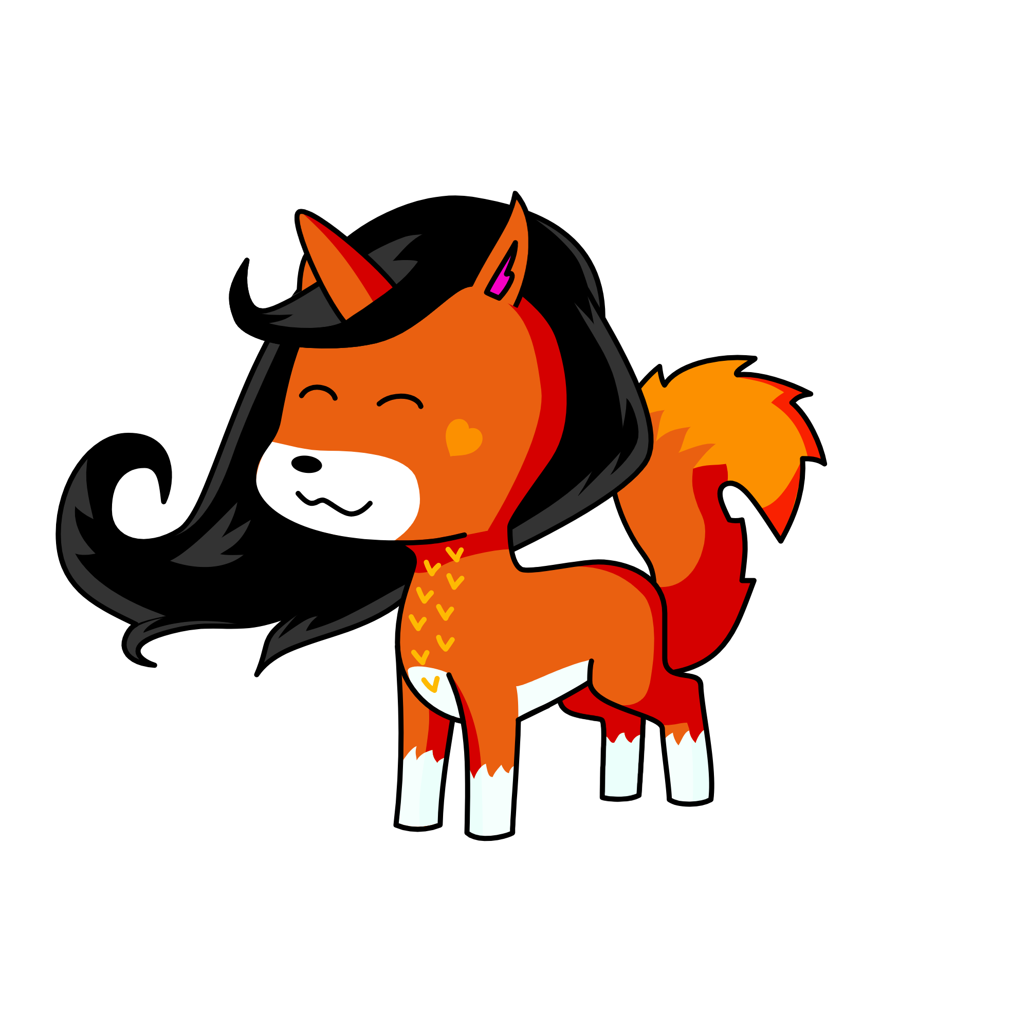fox, the unicorn