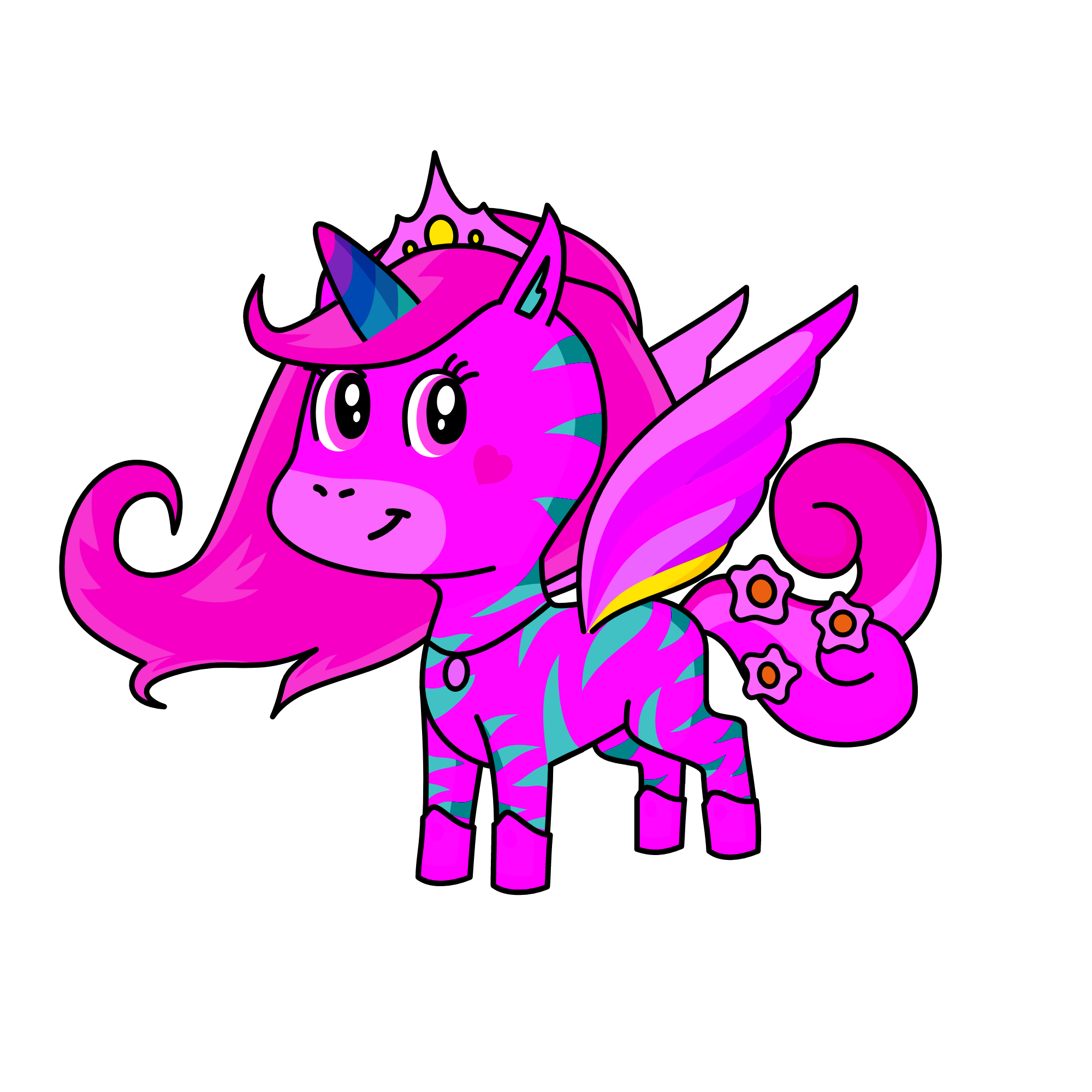 la reina de la nube, the unicorn