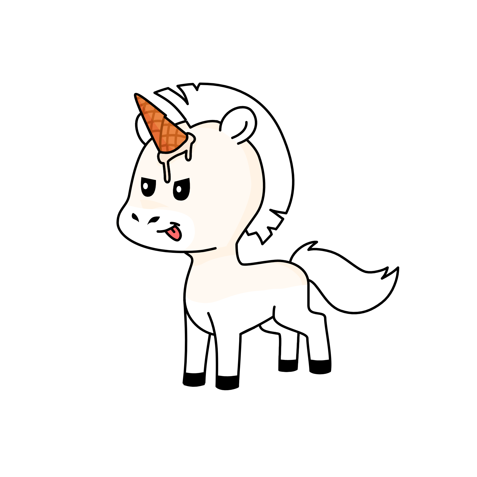 ice cream, the unicorn