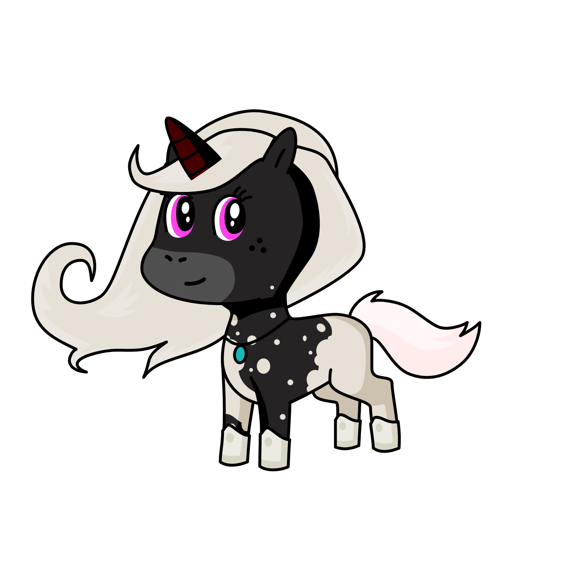 Midnight, the unicorn