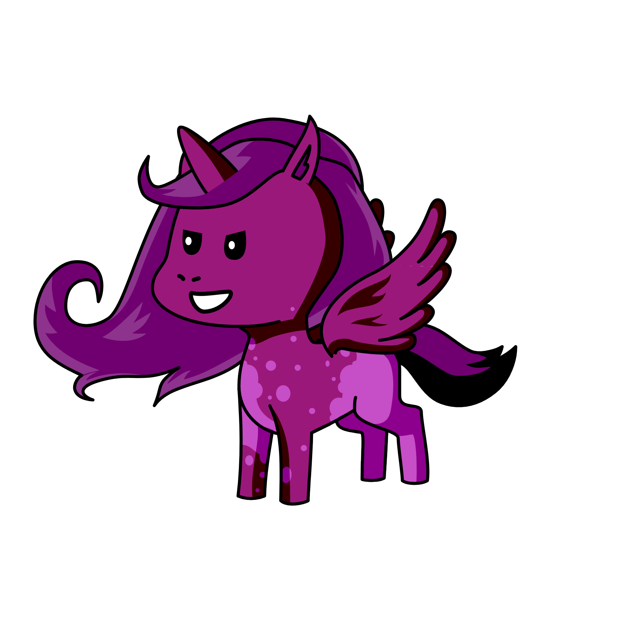 Prxina, the unicorn