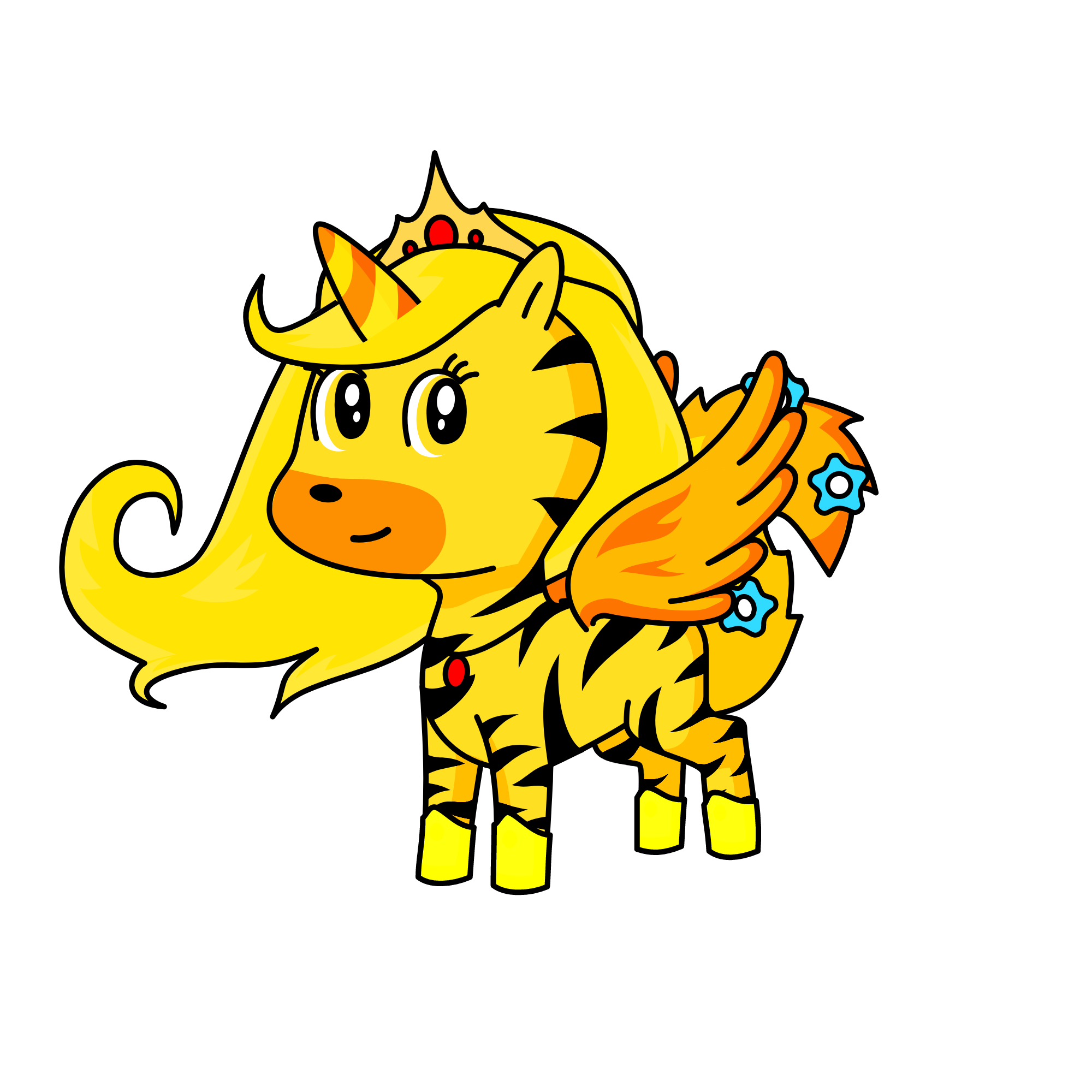 Sunshine, the unicorn