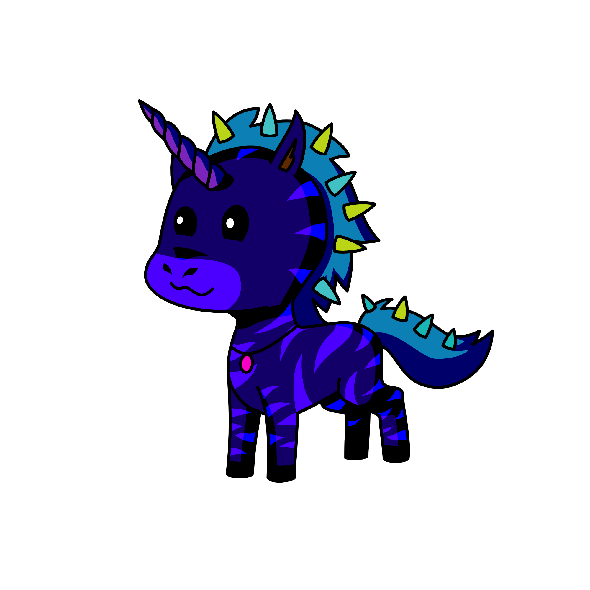 darky, the unicorn