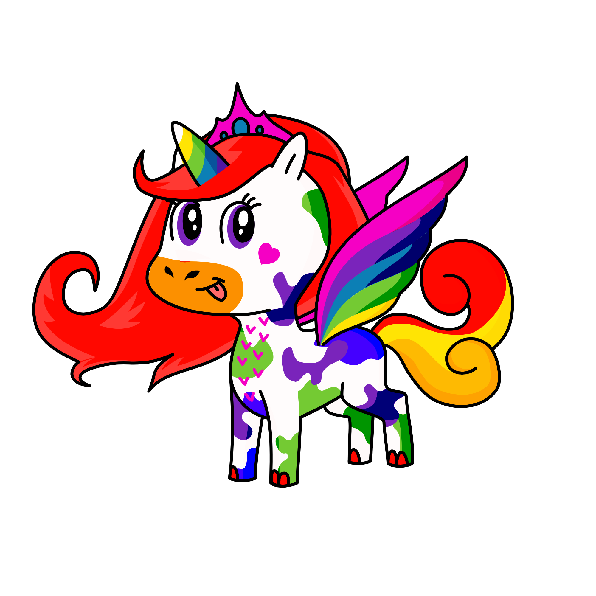 ~Rainbow Princess~, the unicorn