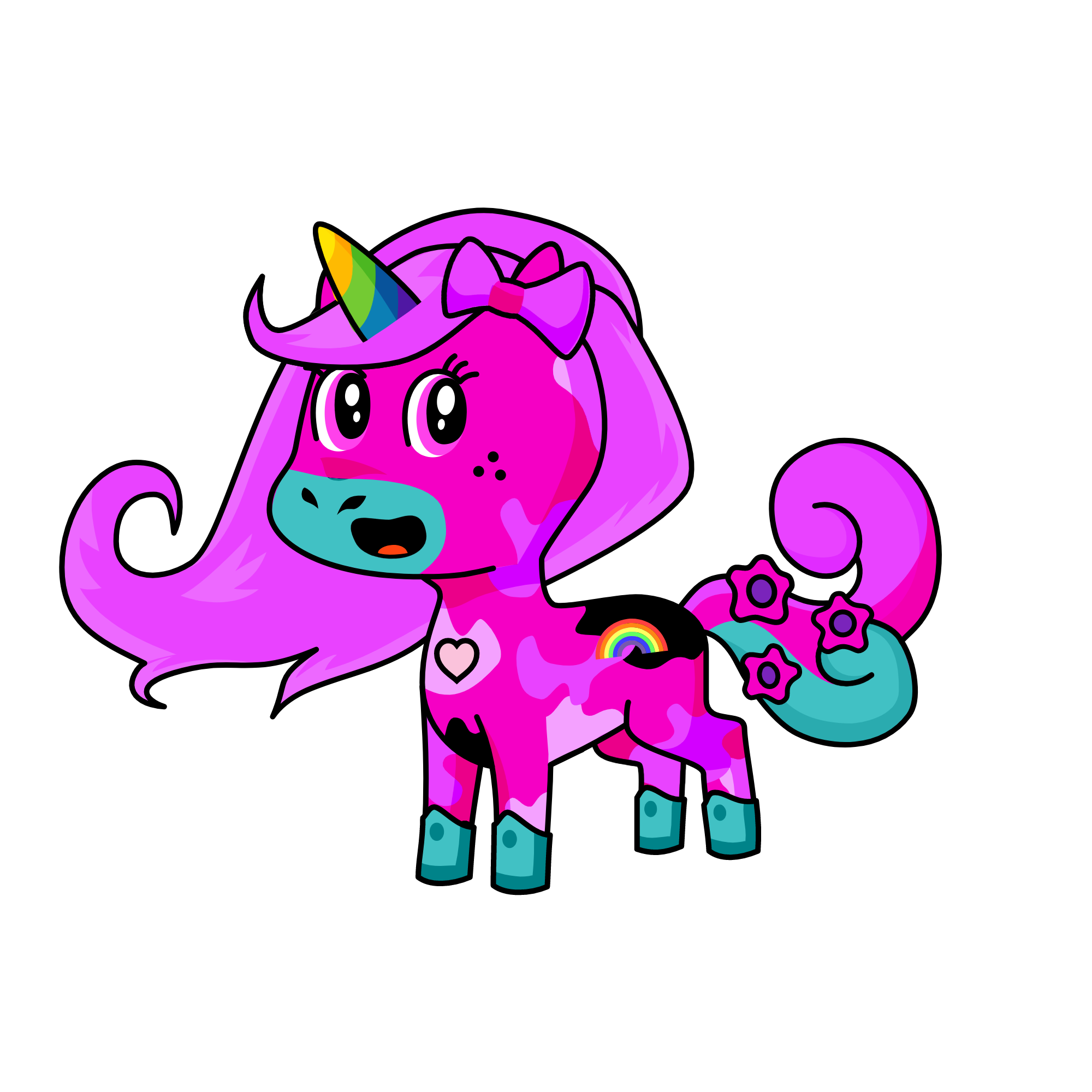Camo Q.T, the unicorn