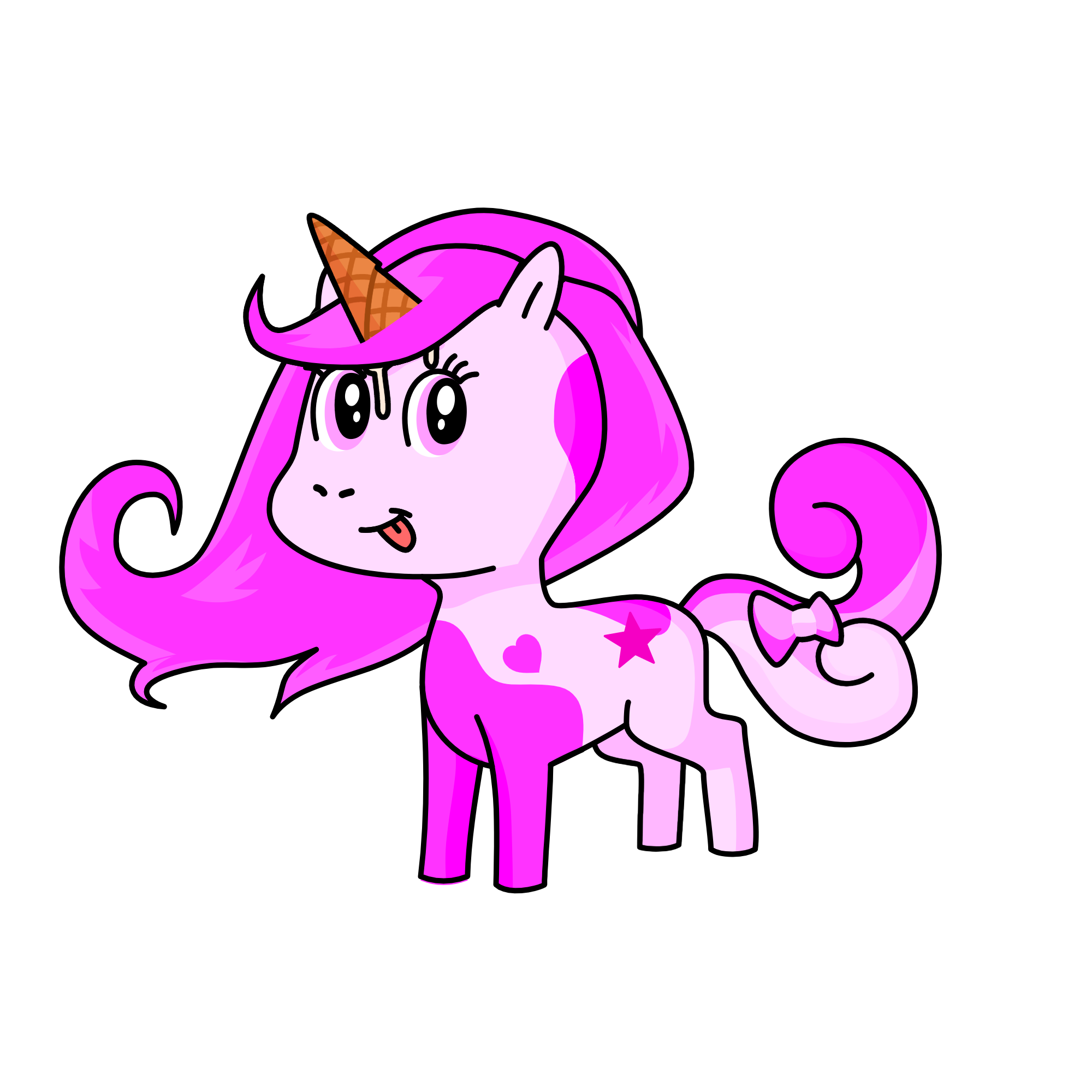 Strawberry Ice Cream, the unicorn