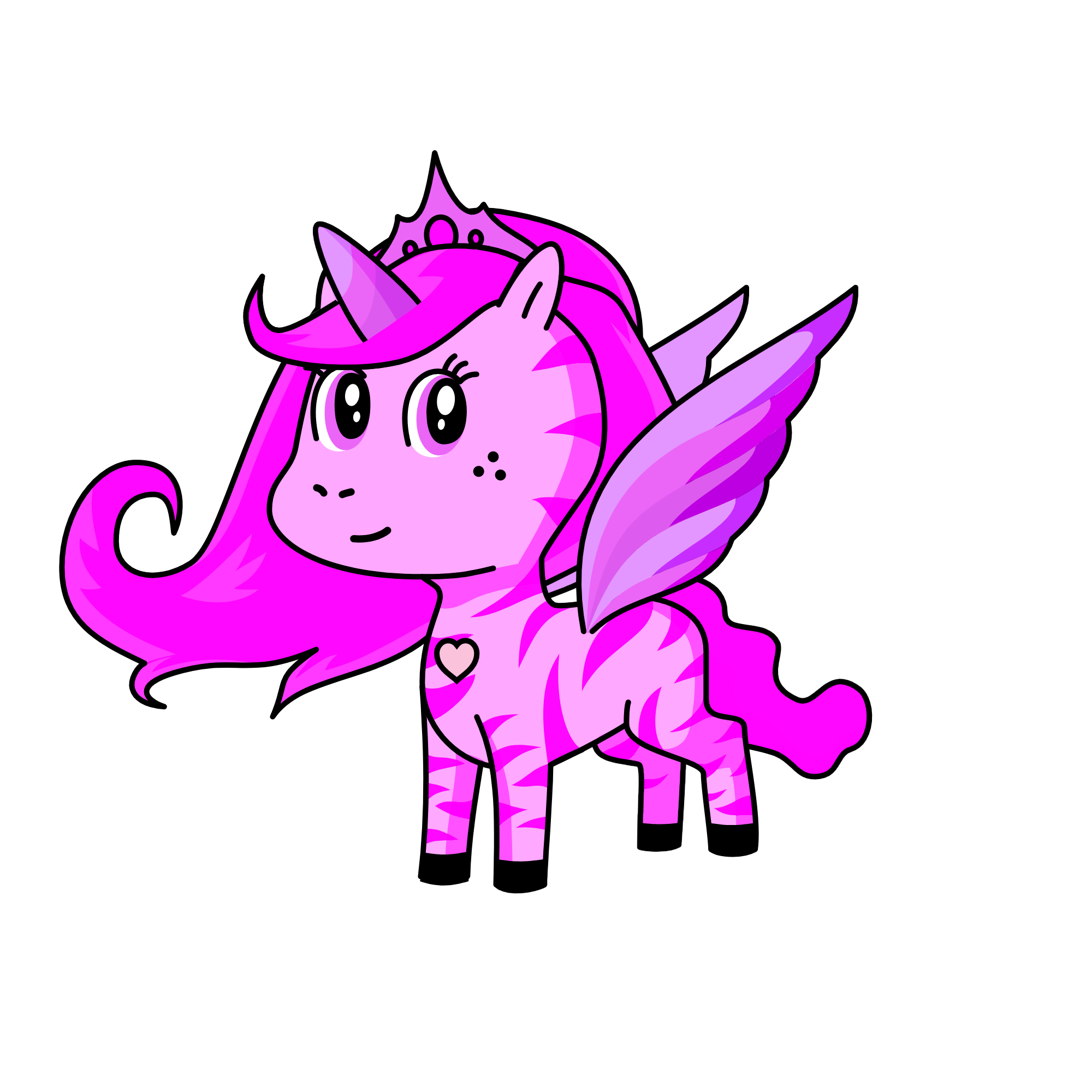 Cotton candy, the unicorn