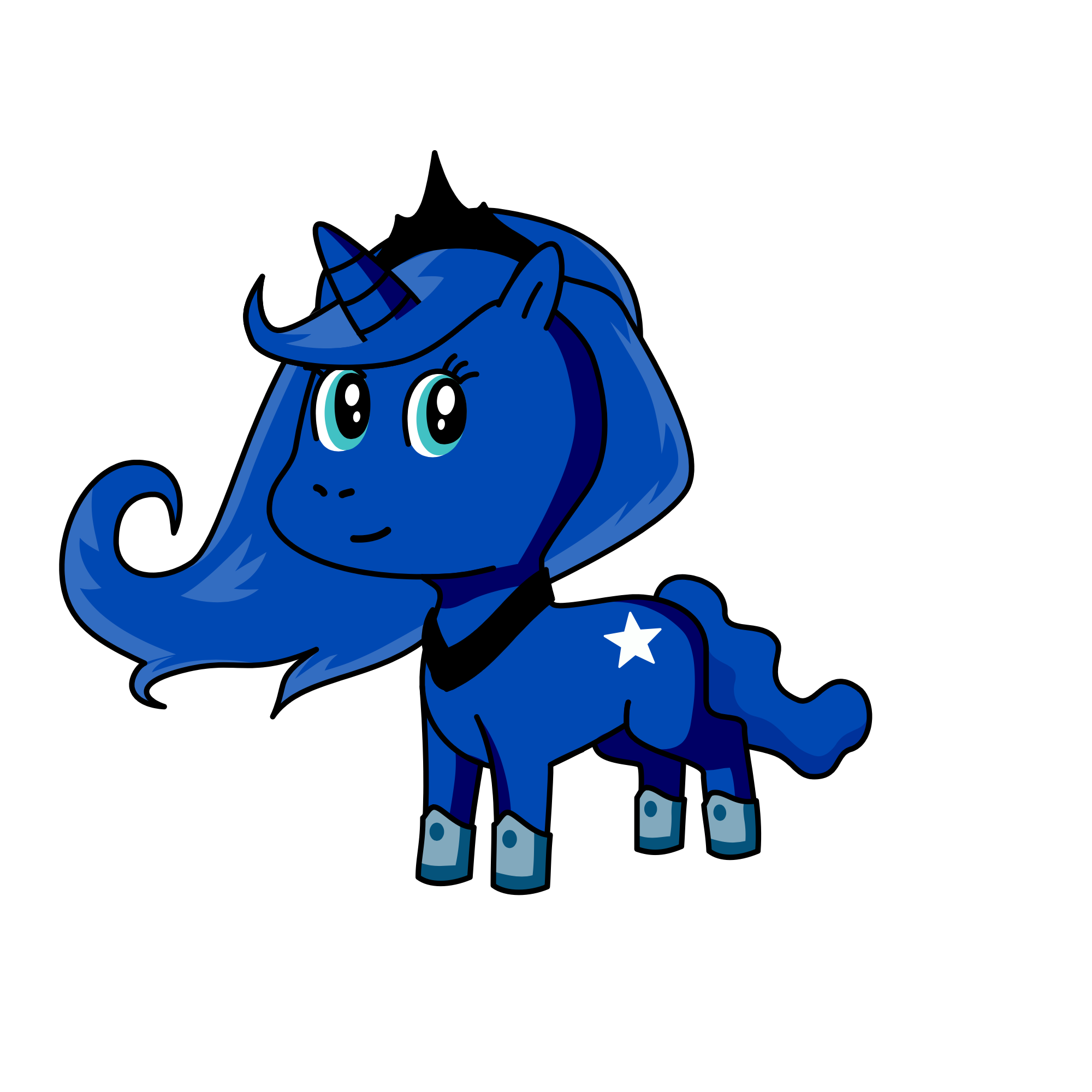 Woona, the unicorn