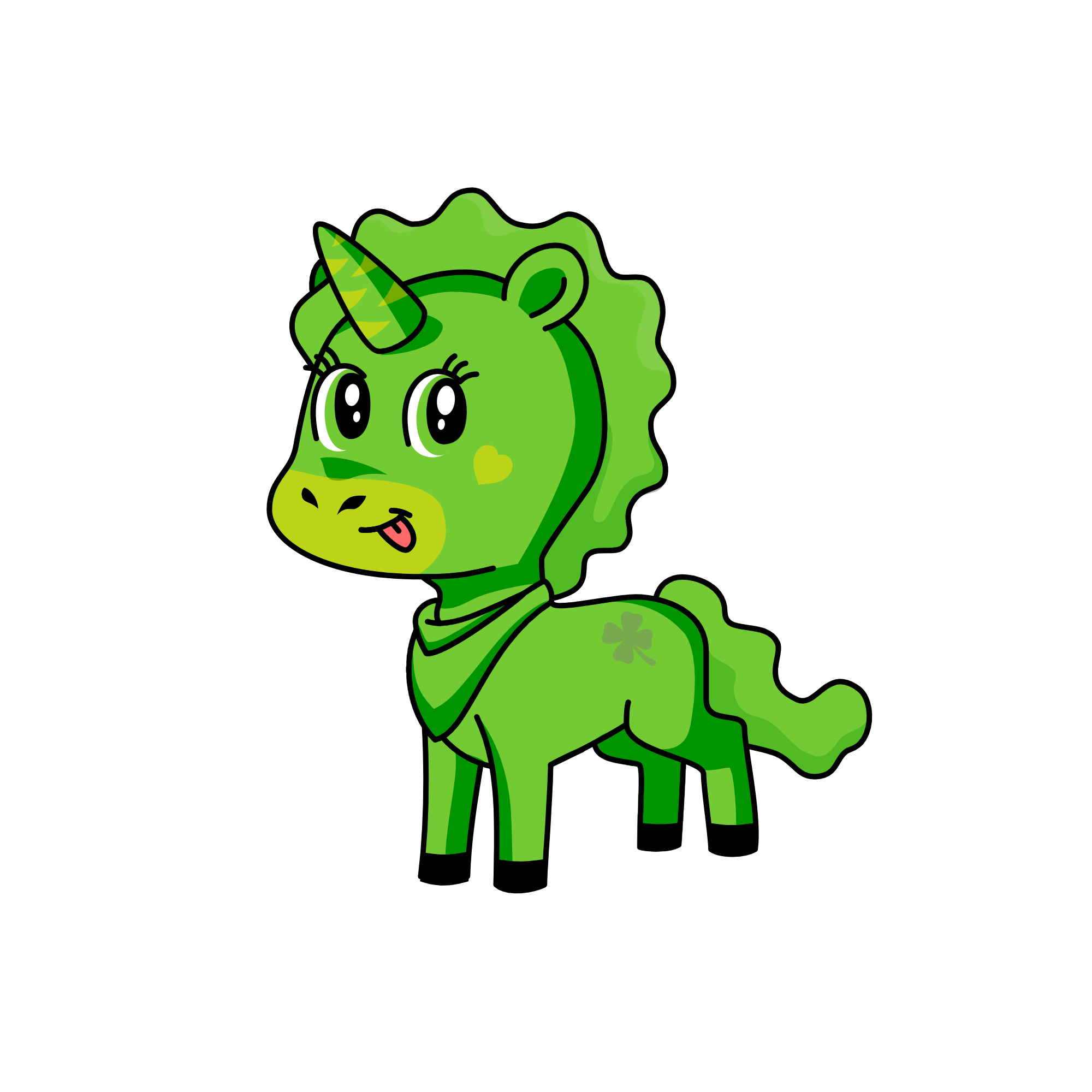 The Spinach Unicorn, the unicorn