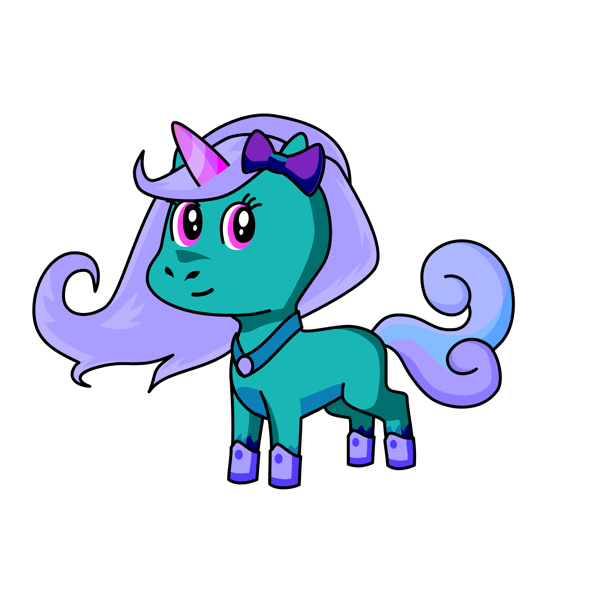 Snowycorn, the unicorn