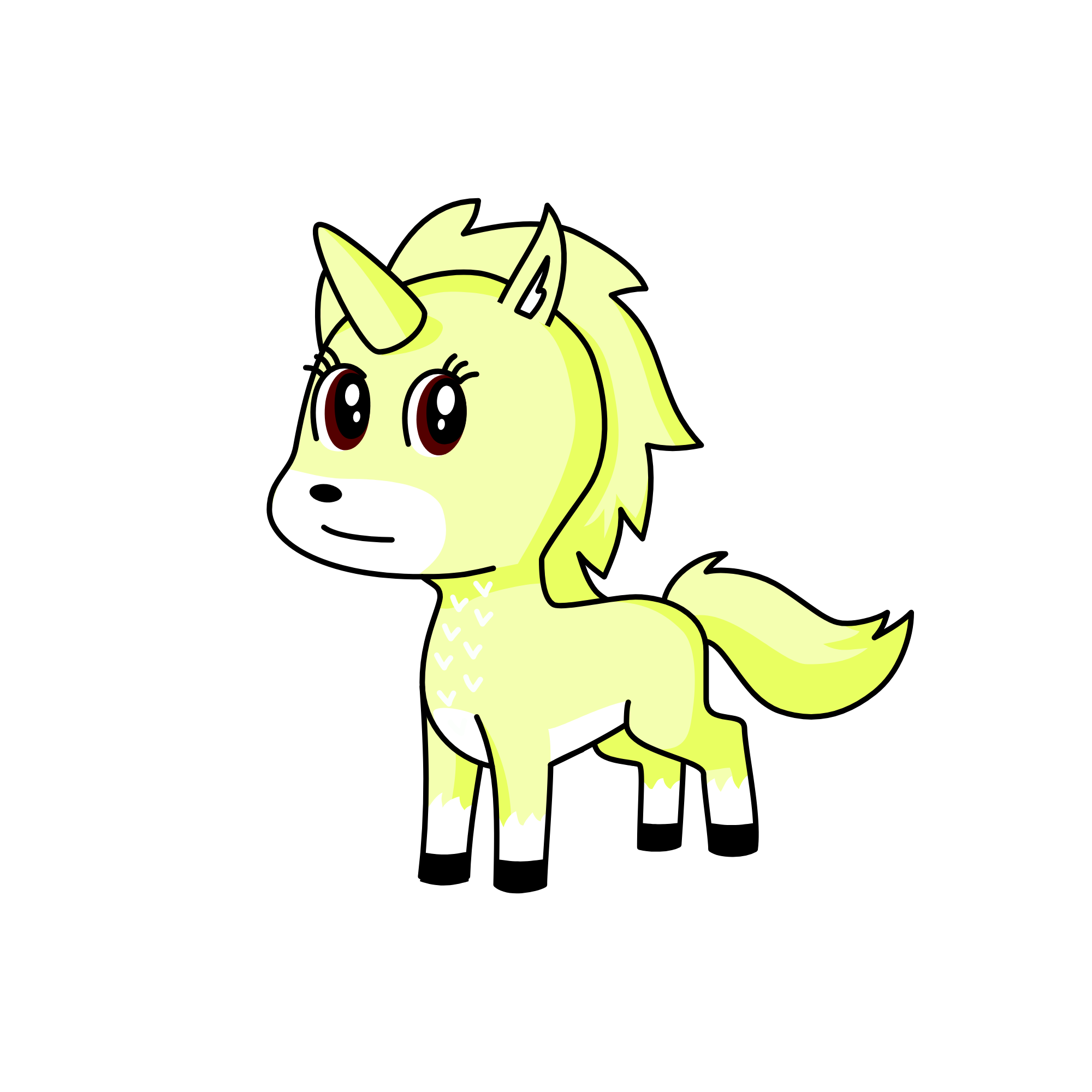 Η μητέρα του Ασπροδόντη, the unicorn