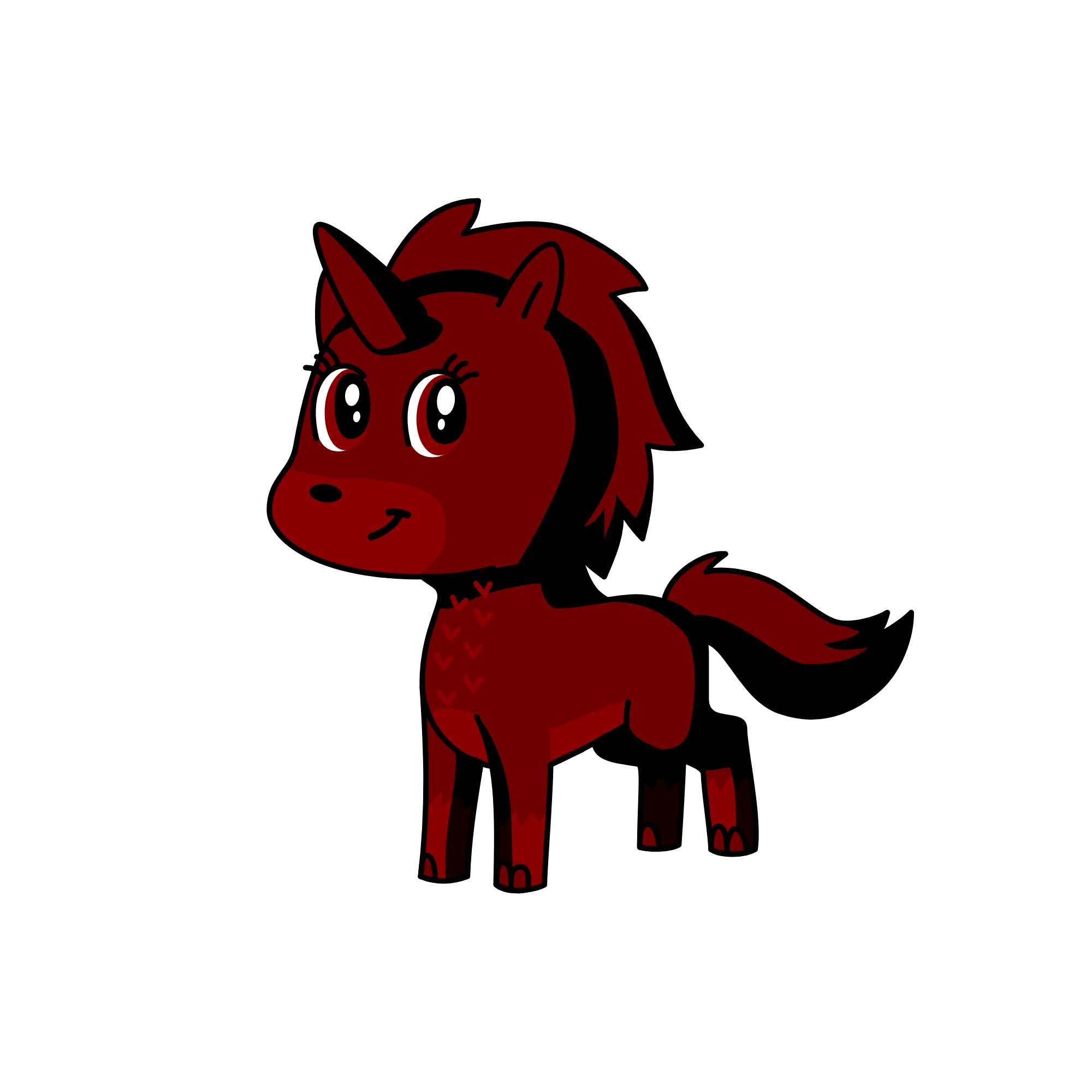 Κόλι (Η γυναίκα του Ασπροδόντη), the unicorn