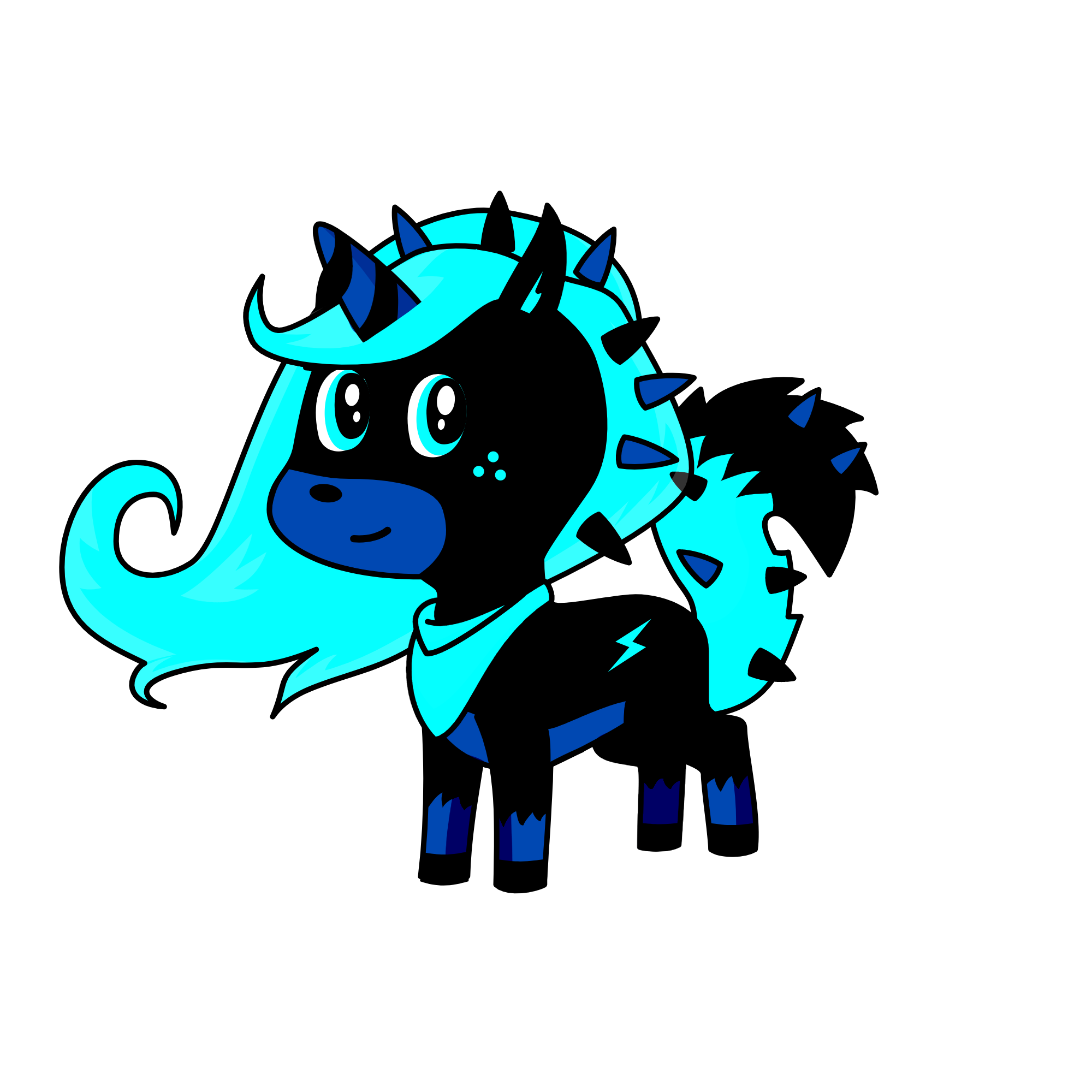 Lunar, the unicorn