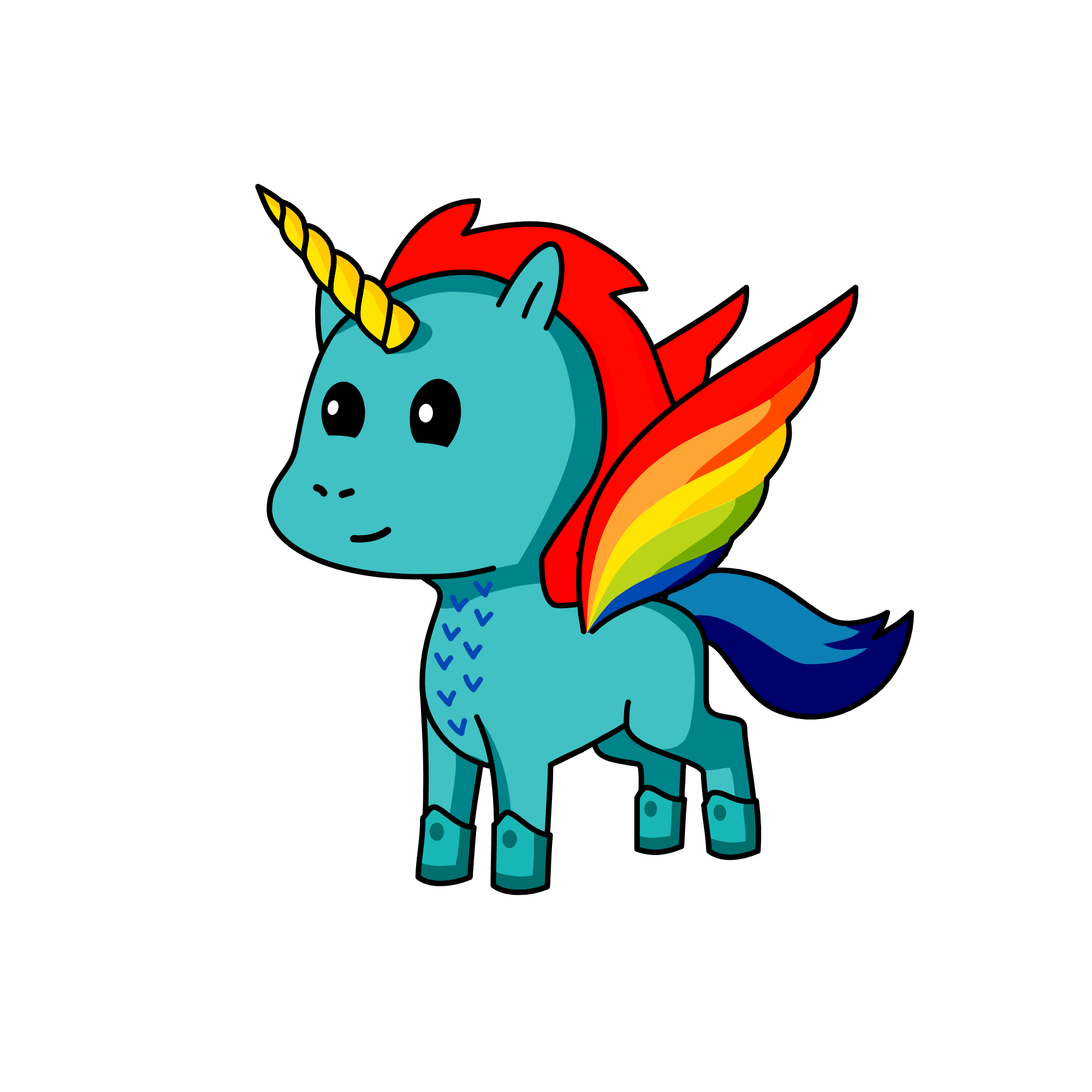 rainbowjack, the unicorn