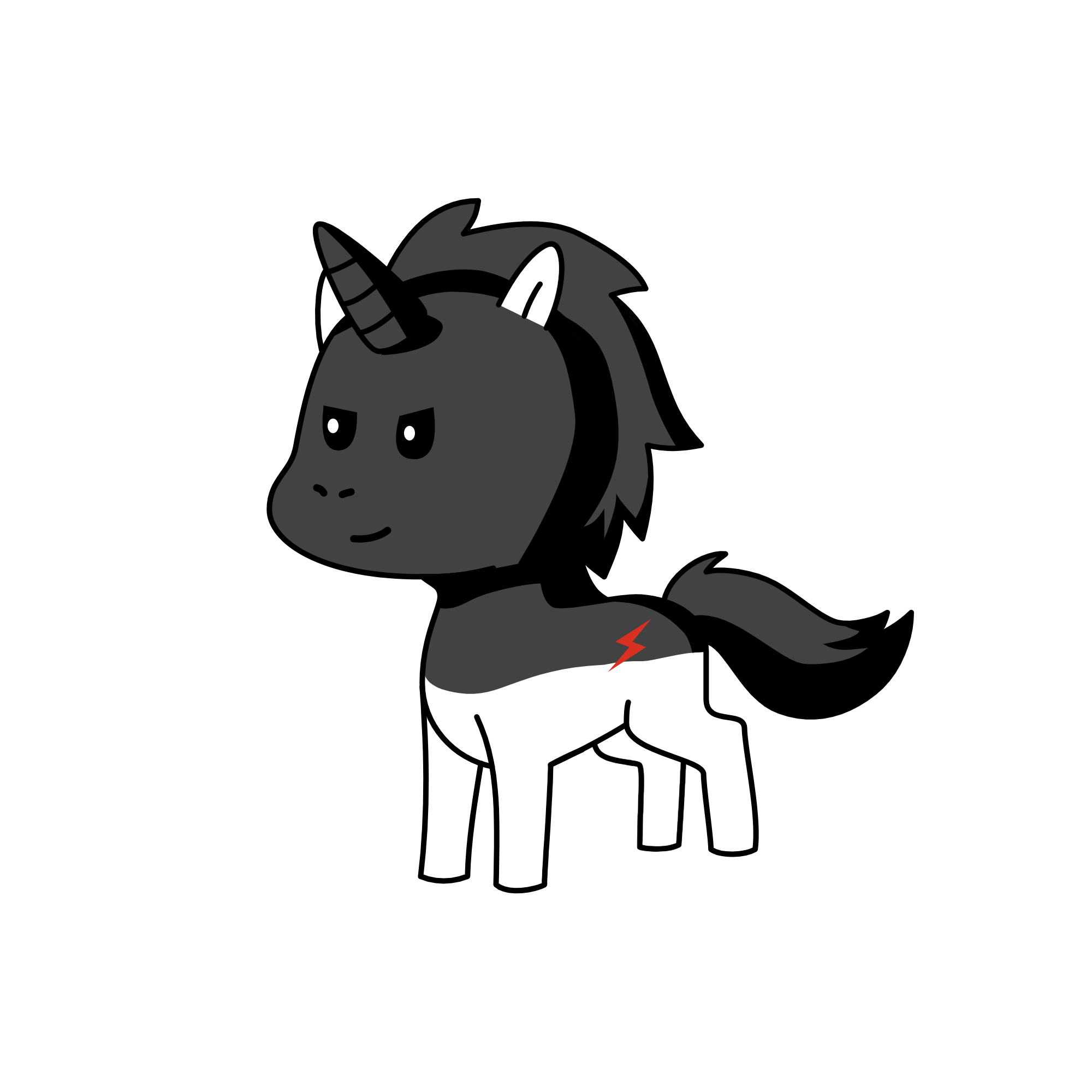 monokuma, the unicorn