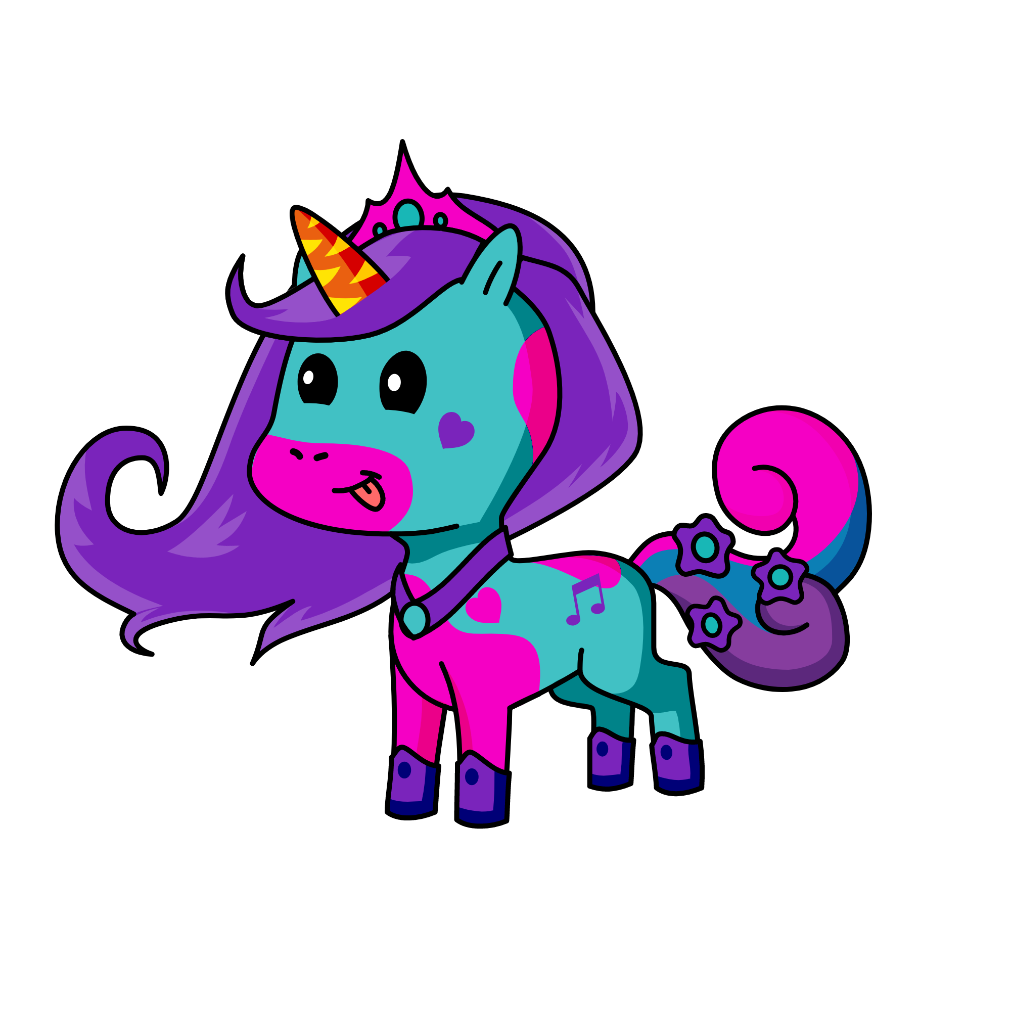 Coulia, the unicorn