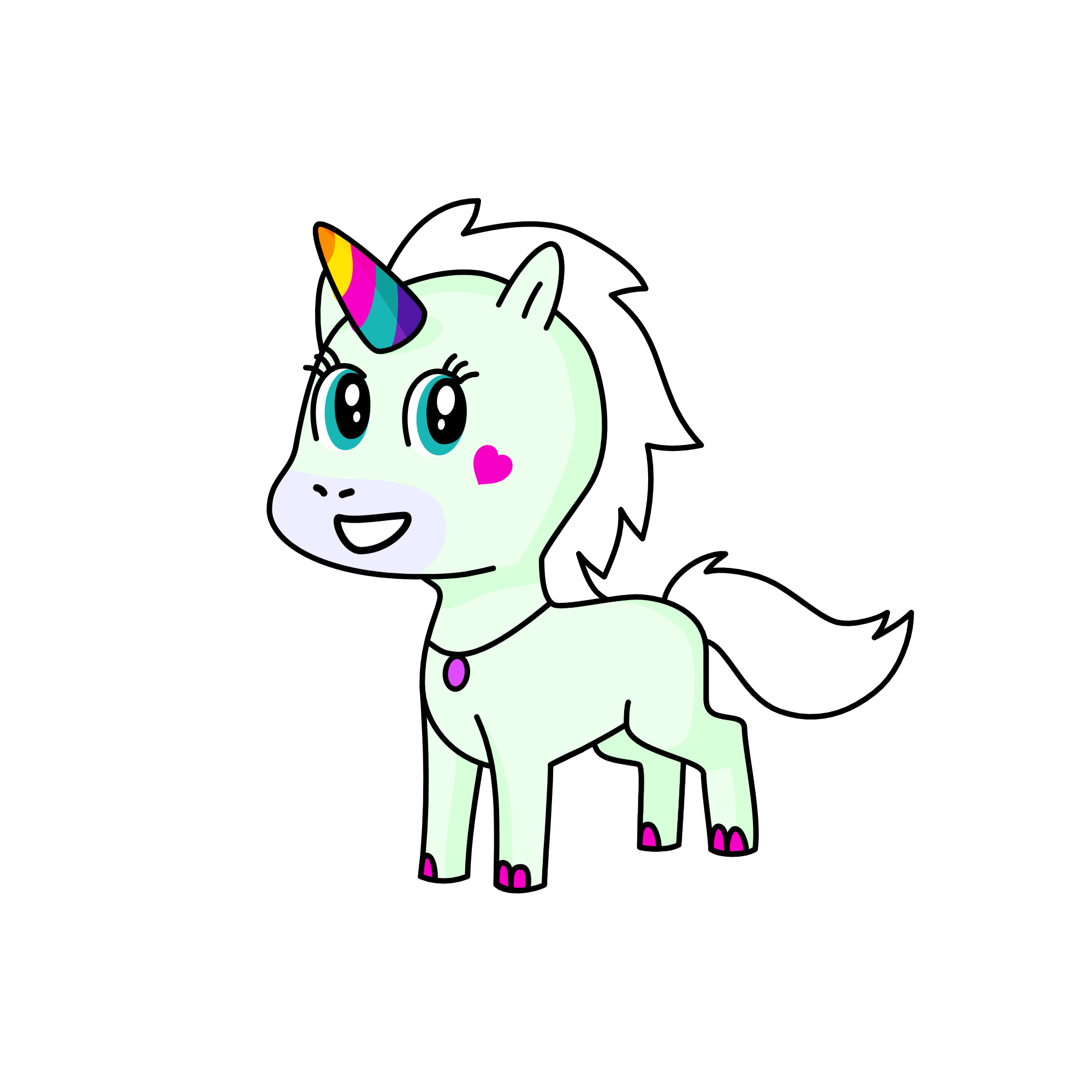 Aninha 🦄, the unicorn
