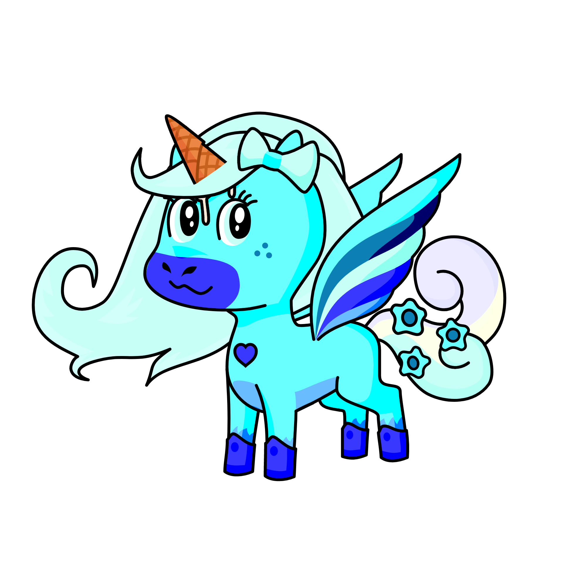 winter, the unicorn