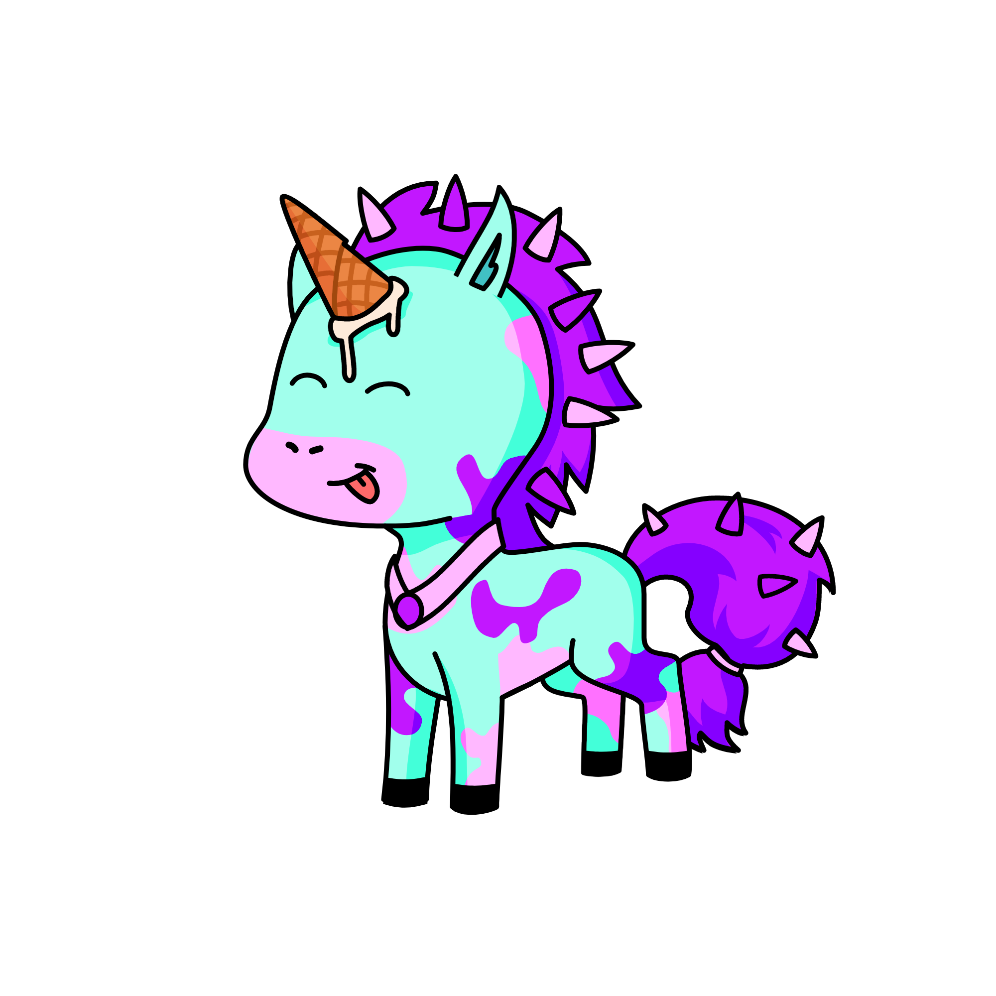 ice cream, the unicorn