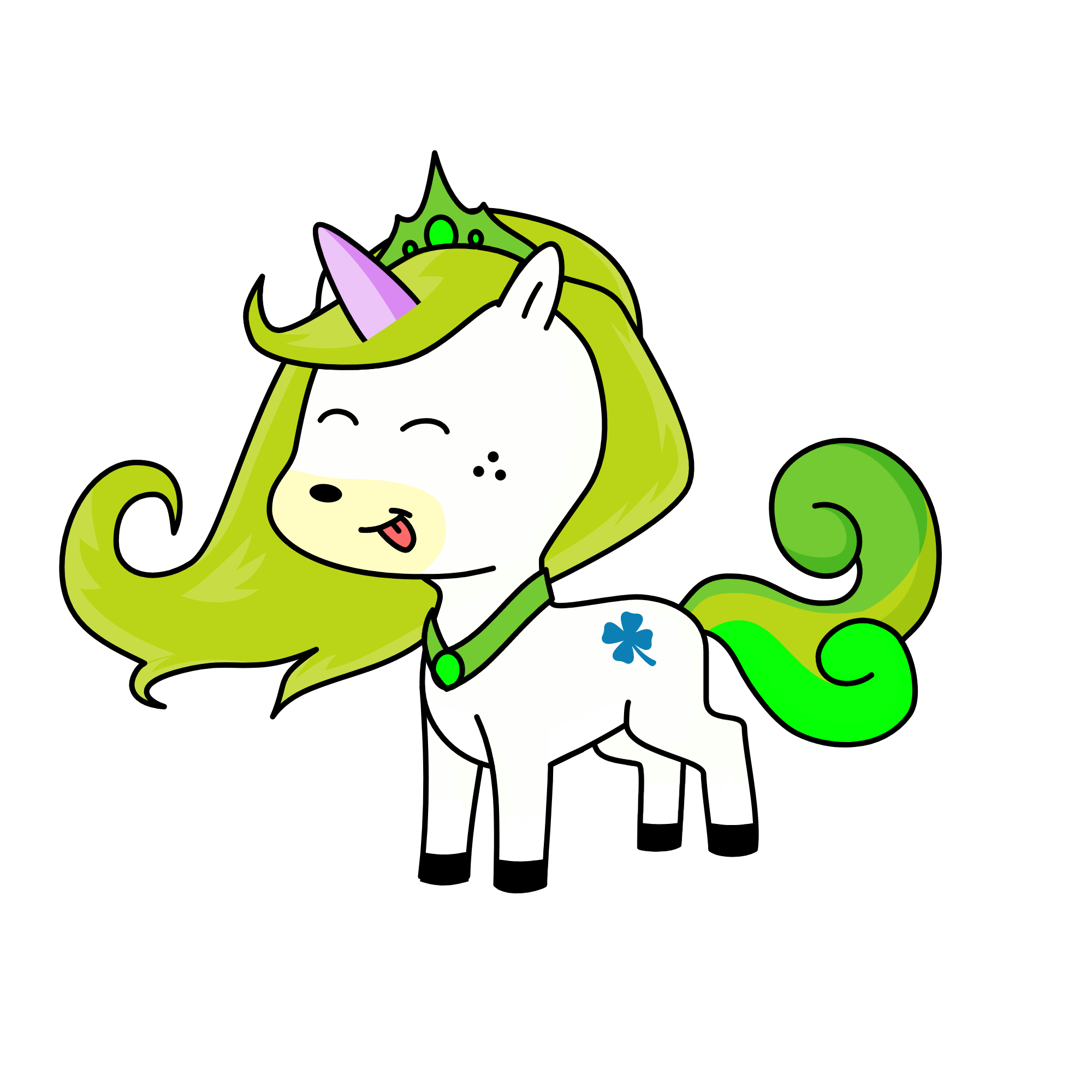 GREEN LANTERN, the unicorn