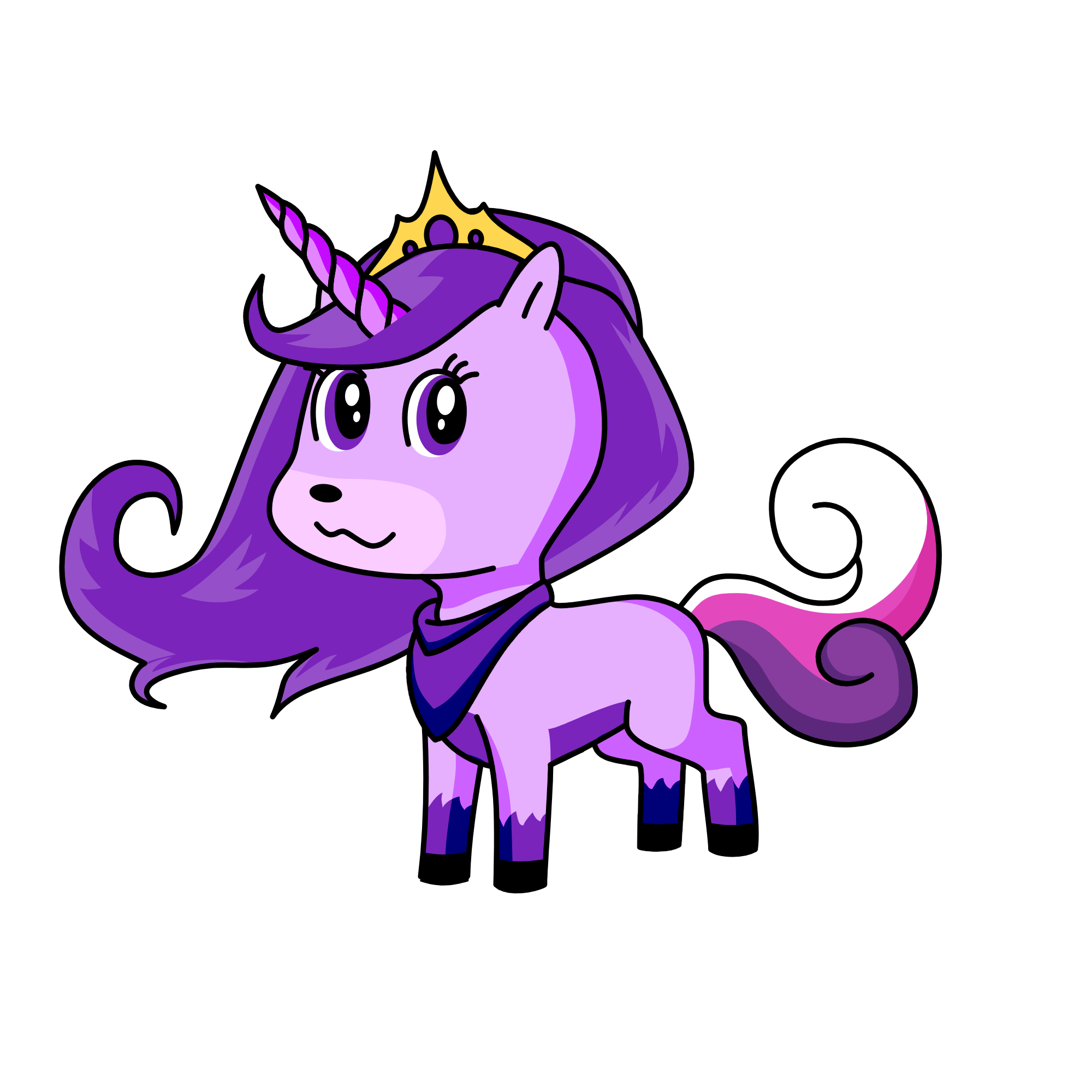 Ashley, the unicorn