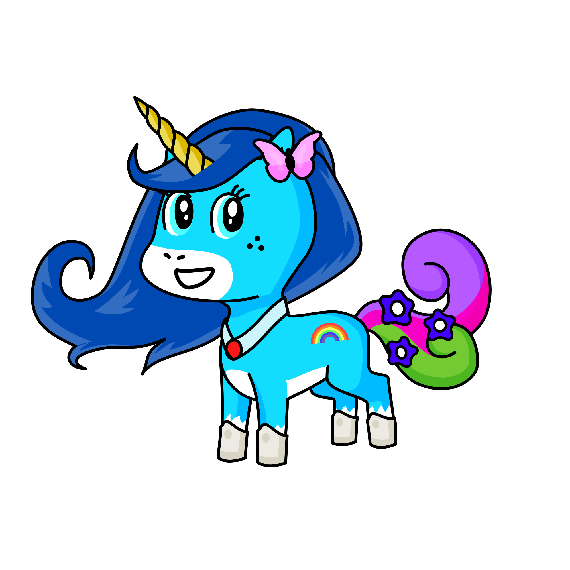 Sky, the unicorn