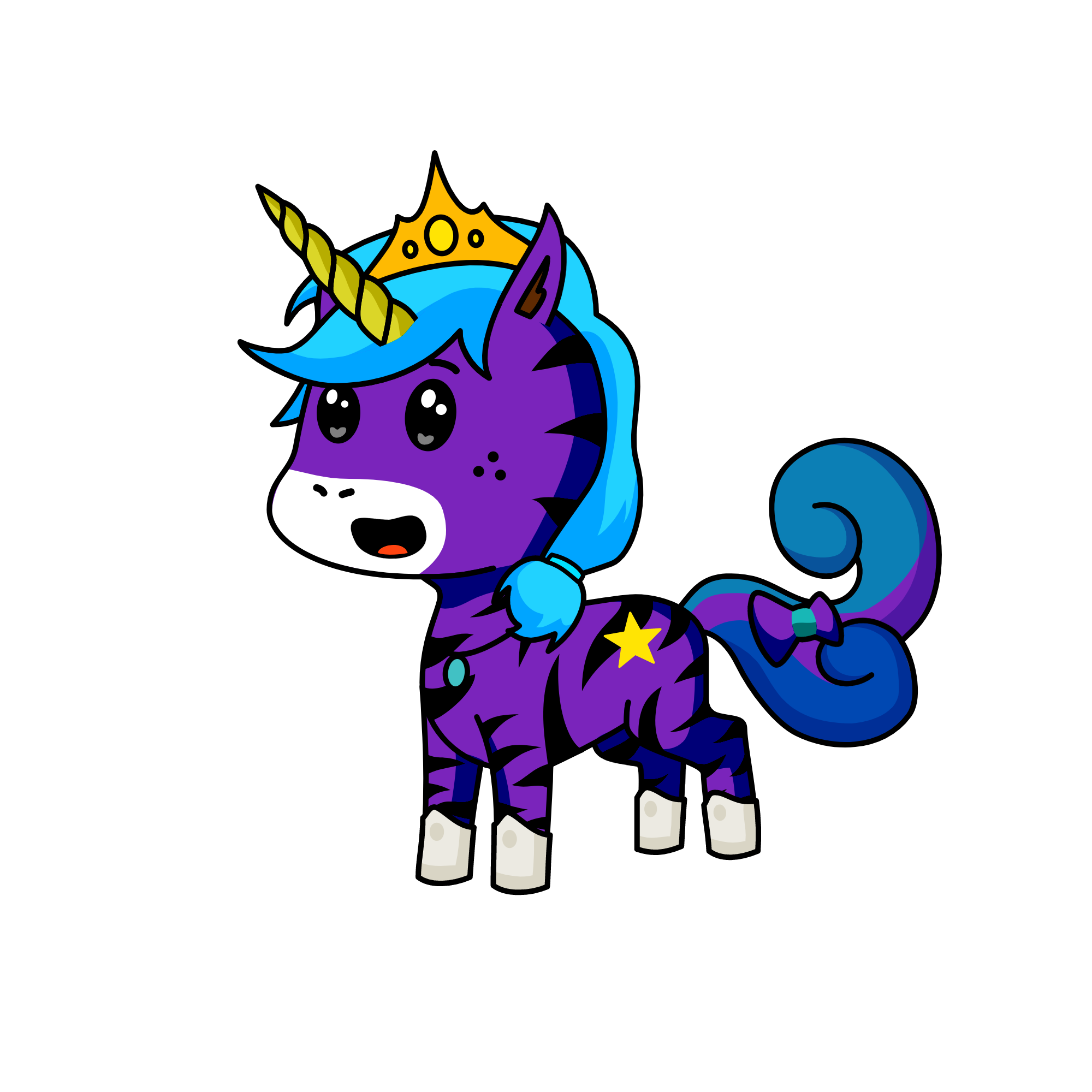 Zee, the unicorn