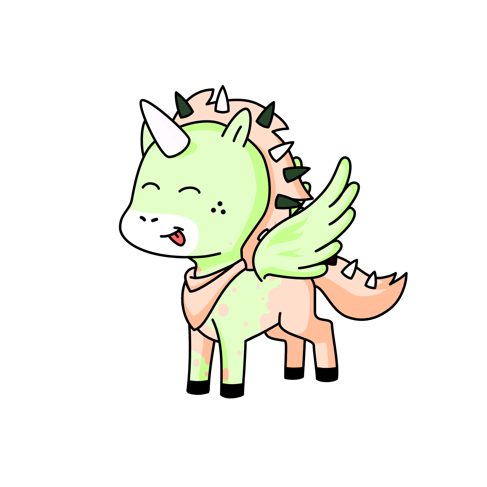 Sour then sweet, the unicorn