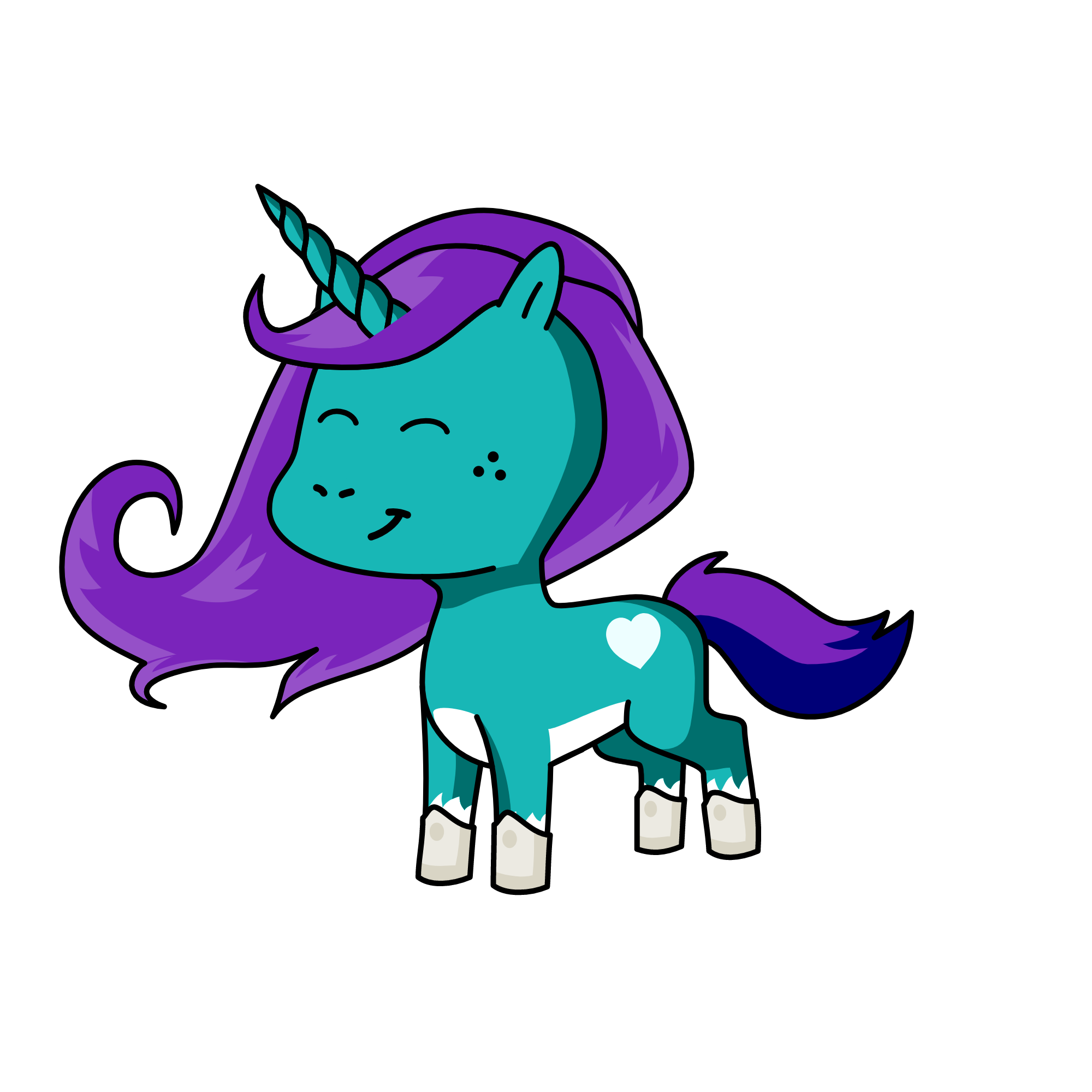 Pixie, the unicorn