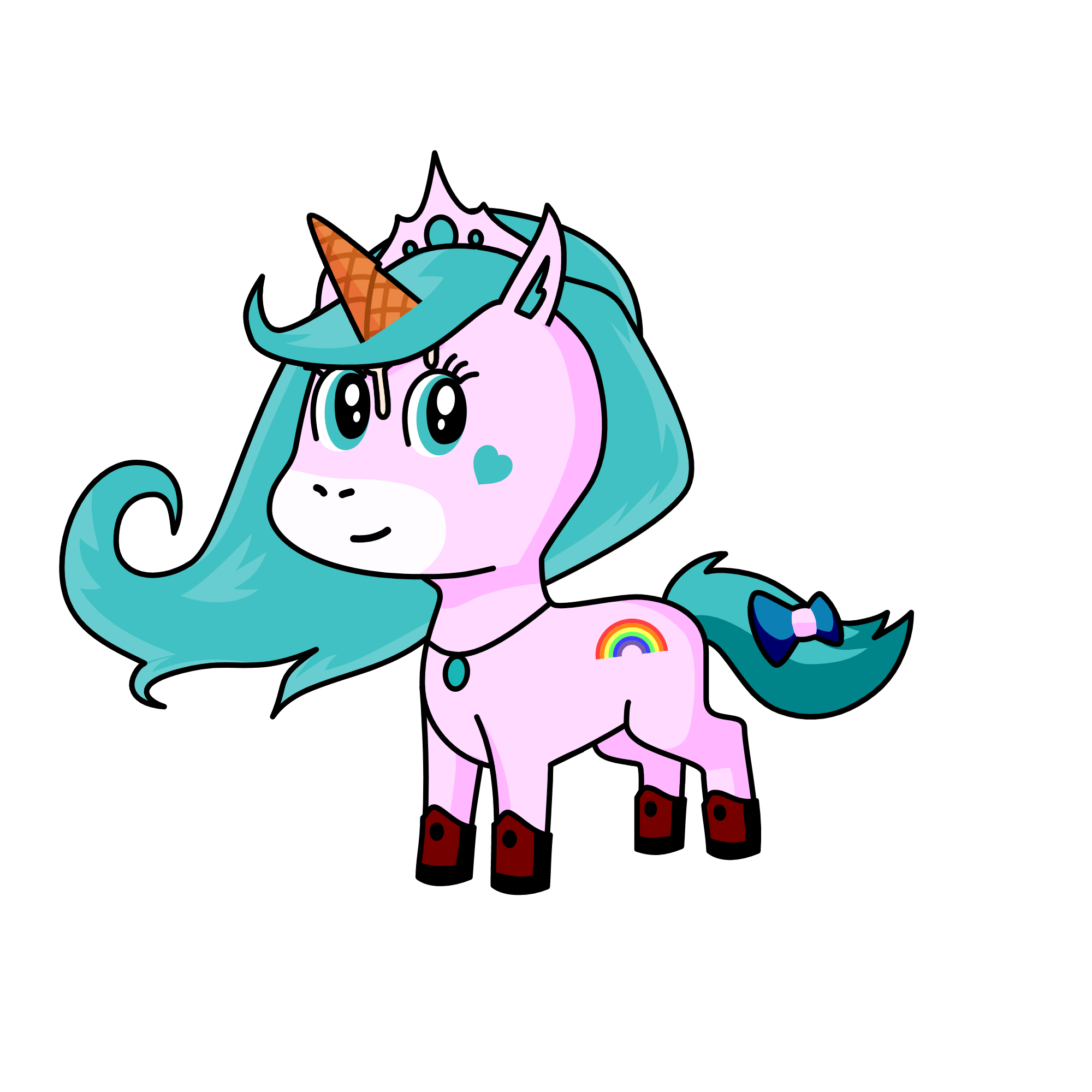 Ice cream, the unicorn