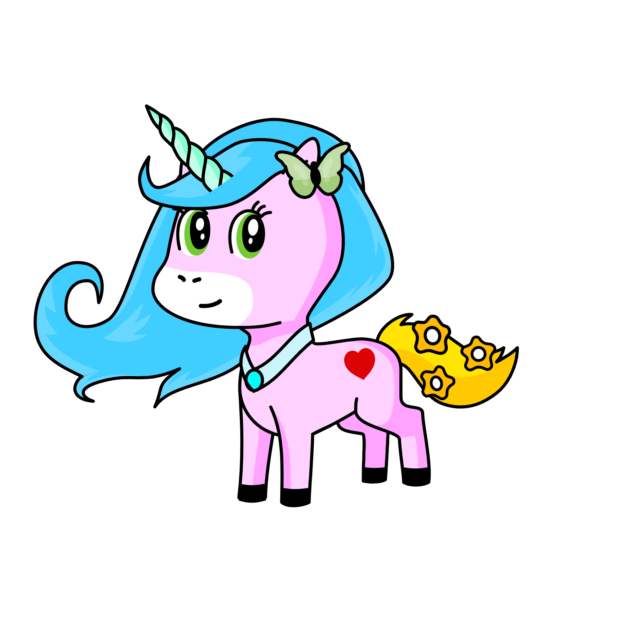 Rivete, the unicorn