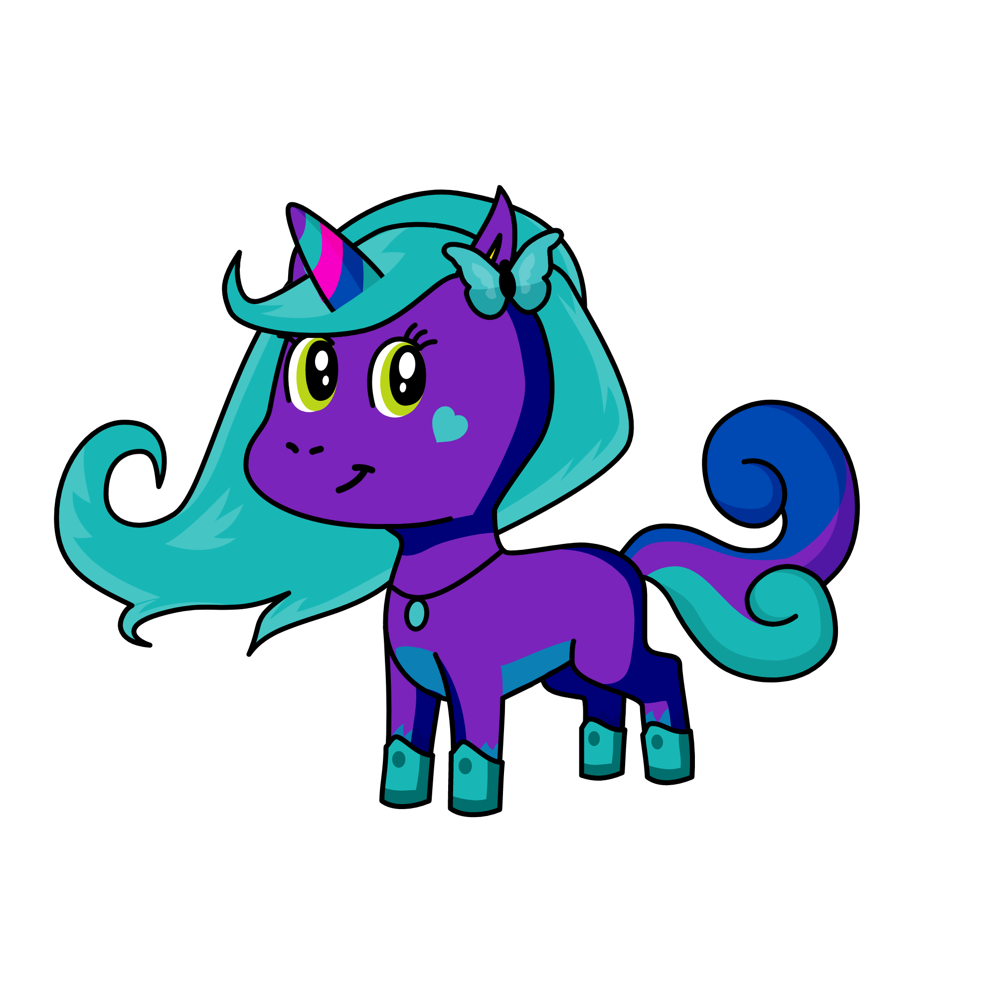 Aurora, the unicorn